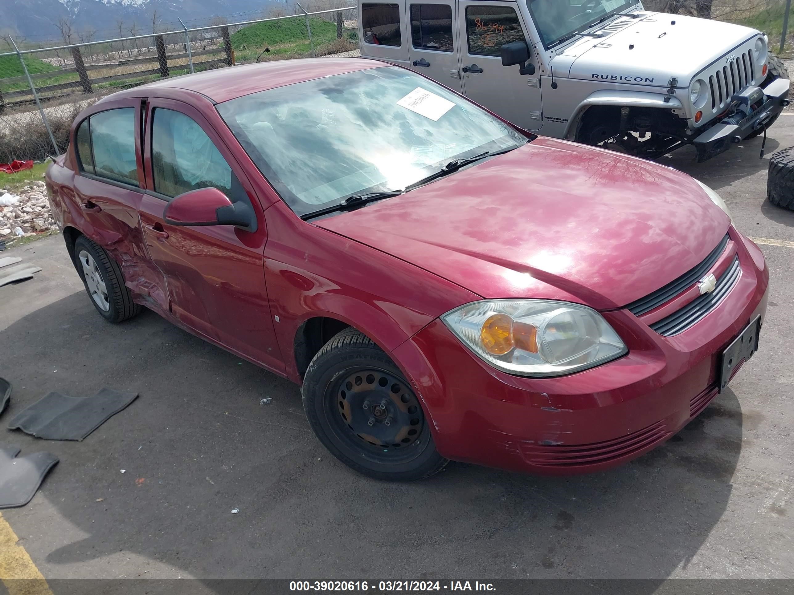 CHEVROLET COBALT 2008 1g1al58f387140766