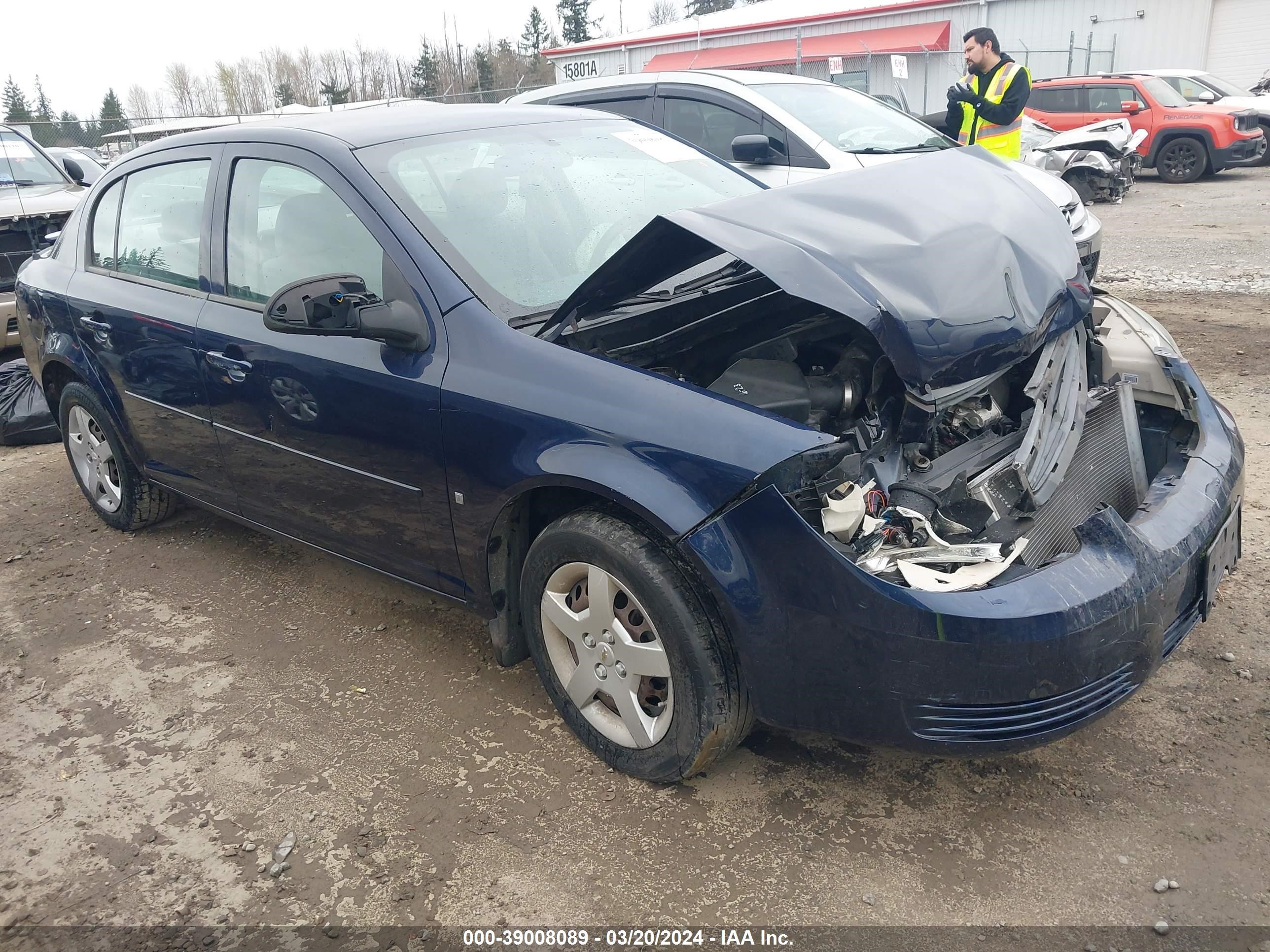 CHEVROLET COBALT 2008 1g1al58f387167269