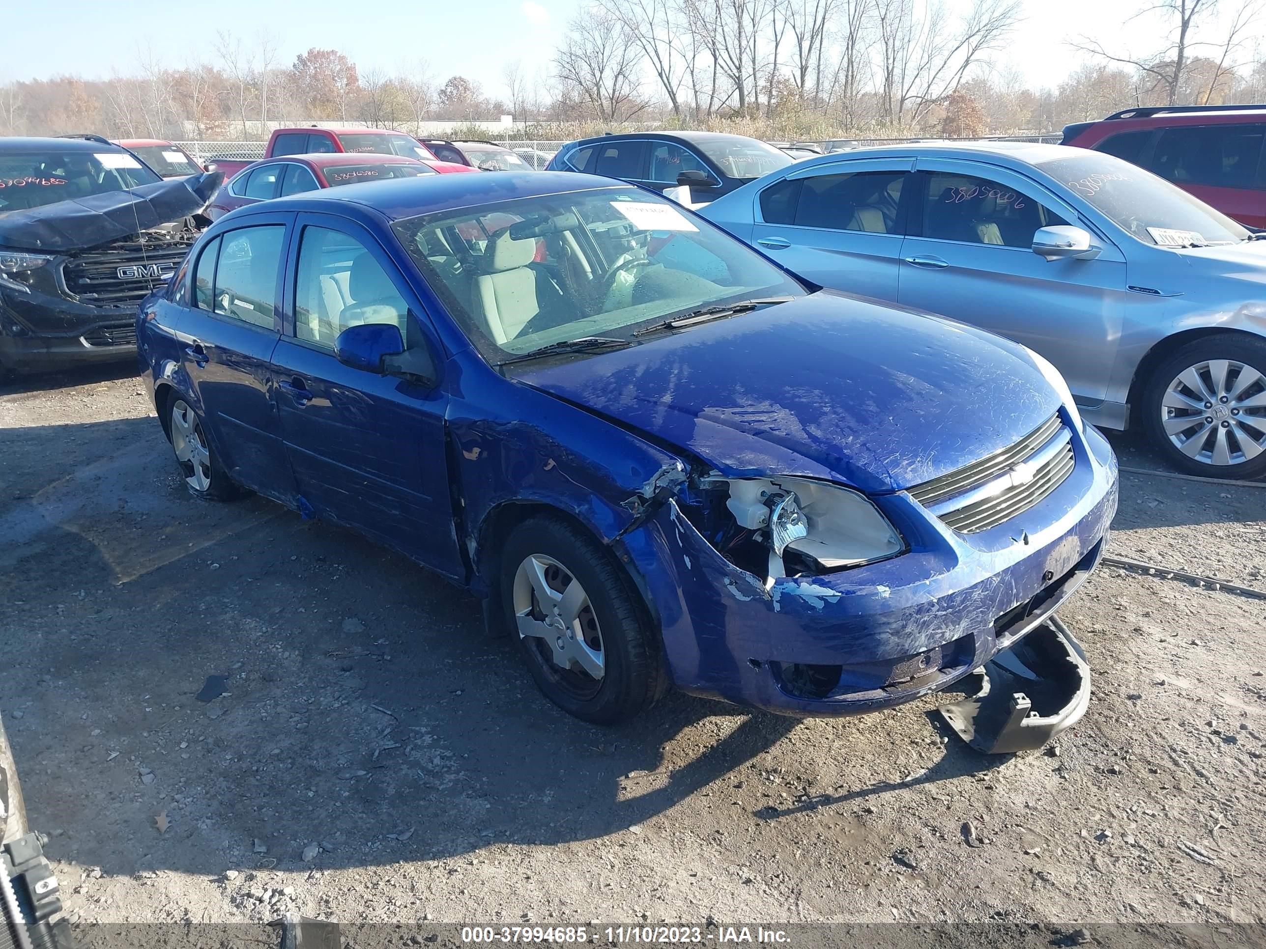 CHEVROLET COBALT 2007 1g1al58f677191306