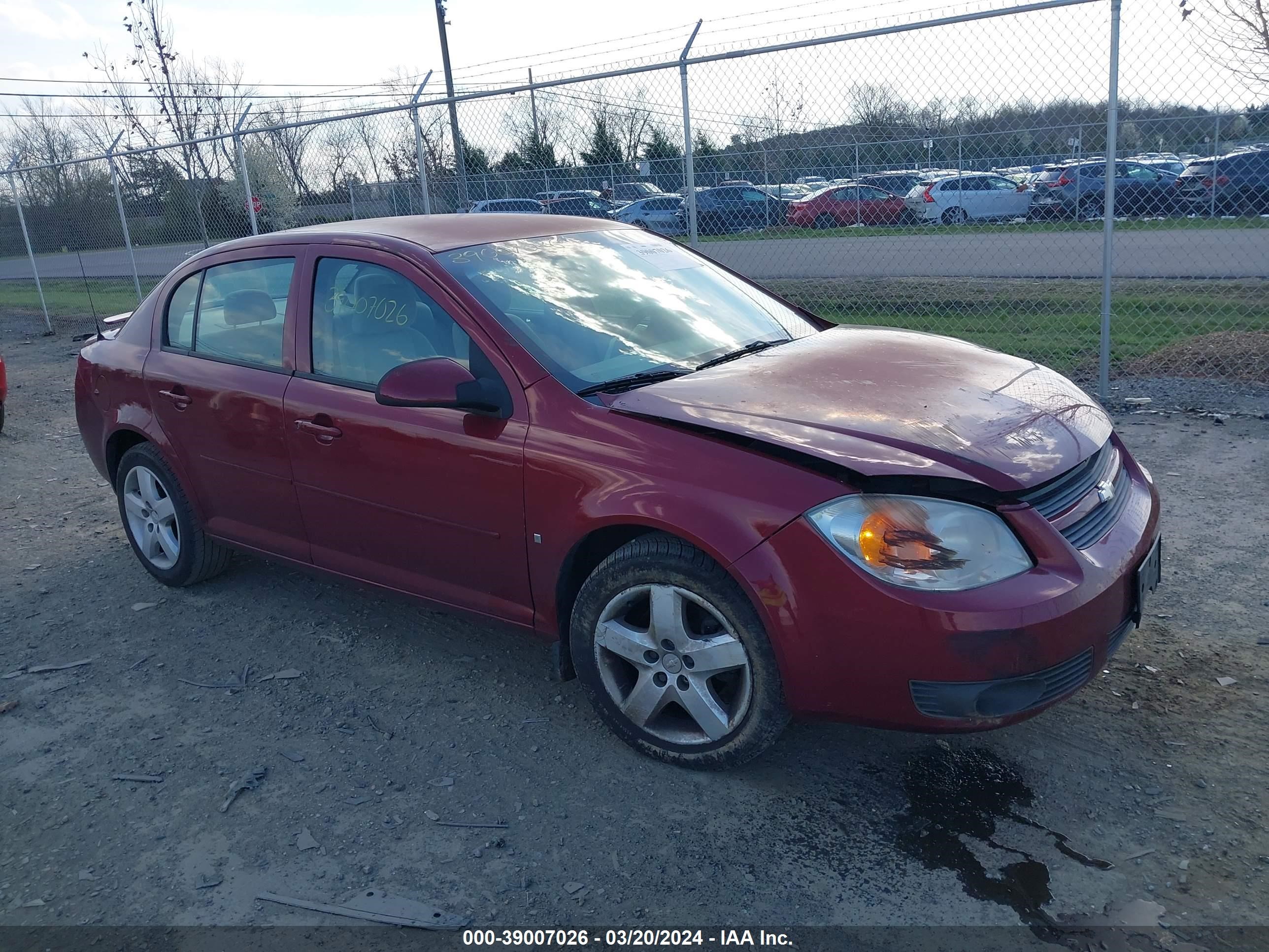 CHEVROLET COBALT 2007 1g1al58f677409616