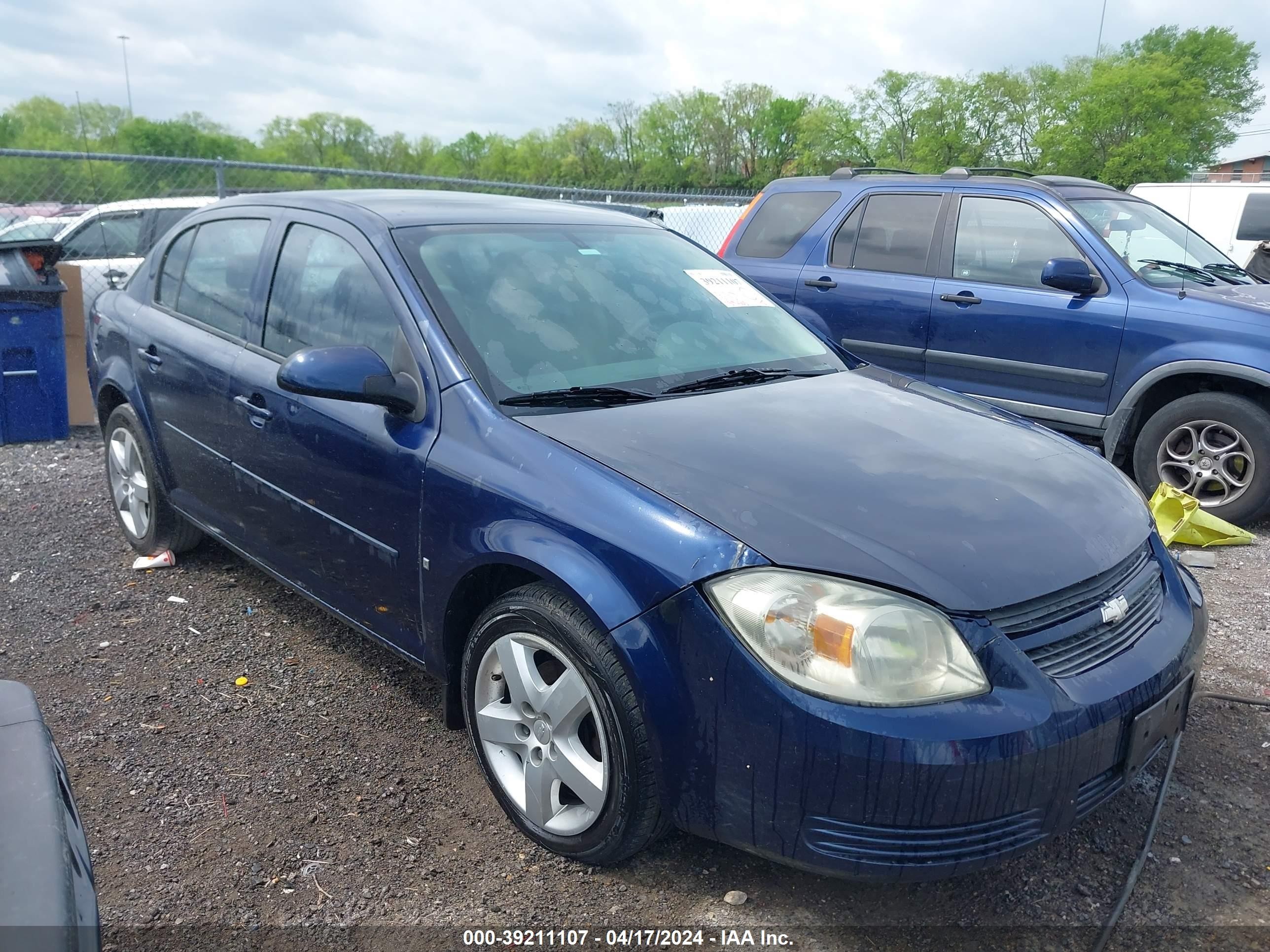 CHEVROLET COBALT 2008 1g1al58f687238285