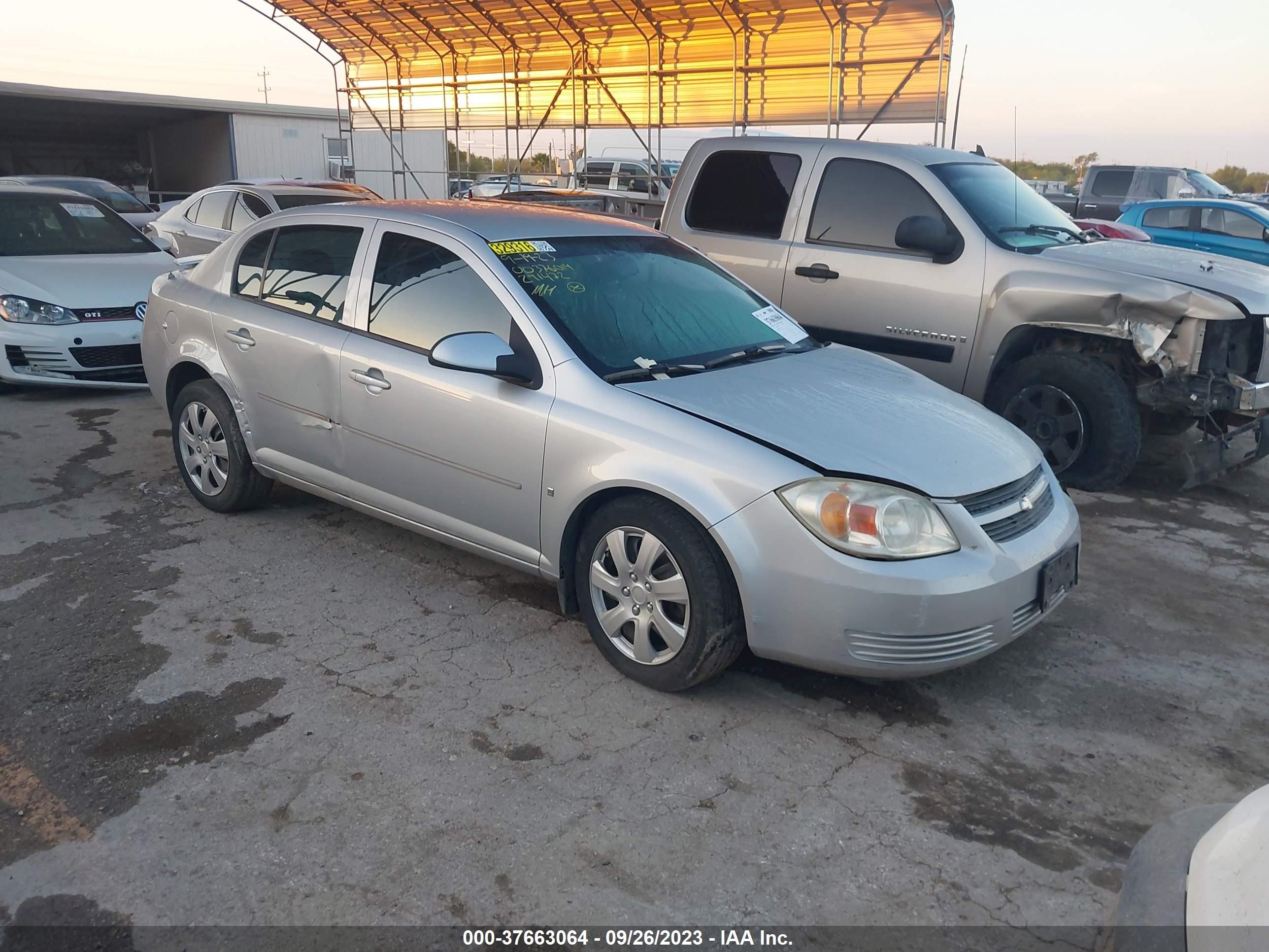 CHEVROLET COBALT 2008 1g1al58f687291472