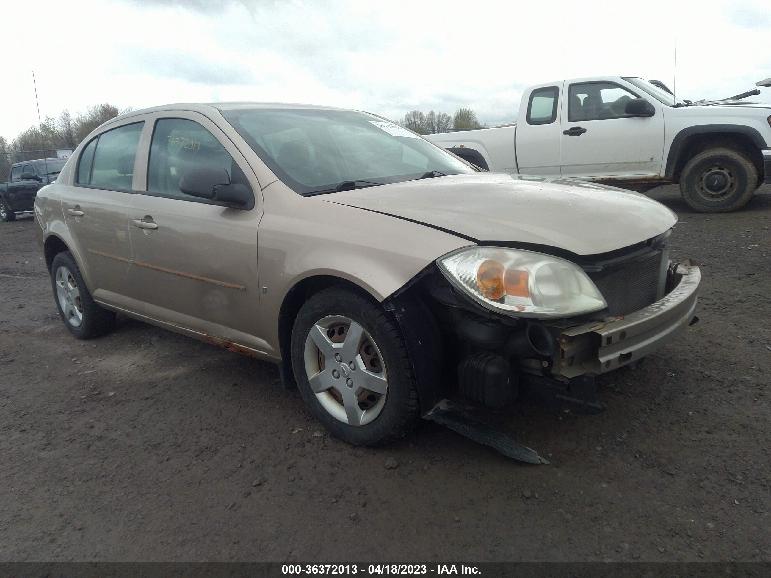 CHEVROLET COBALT 2008 1g1al58f787262191