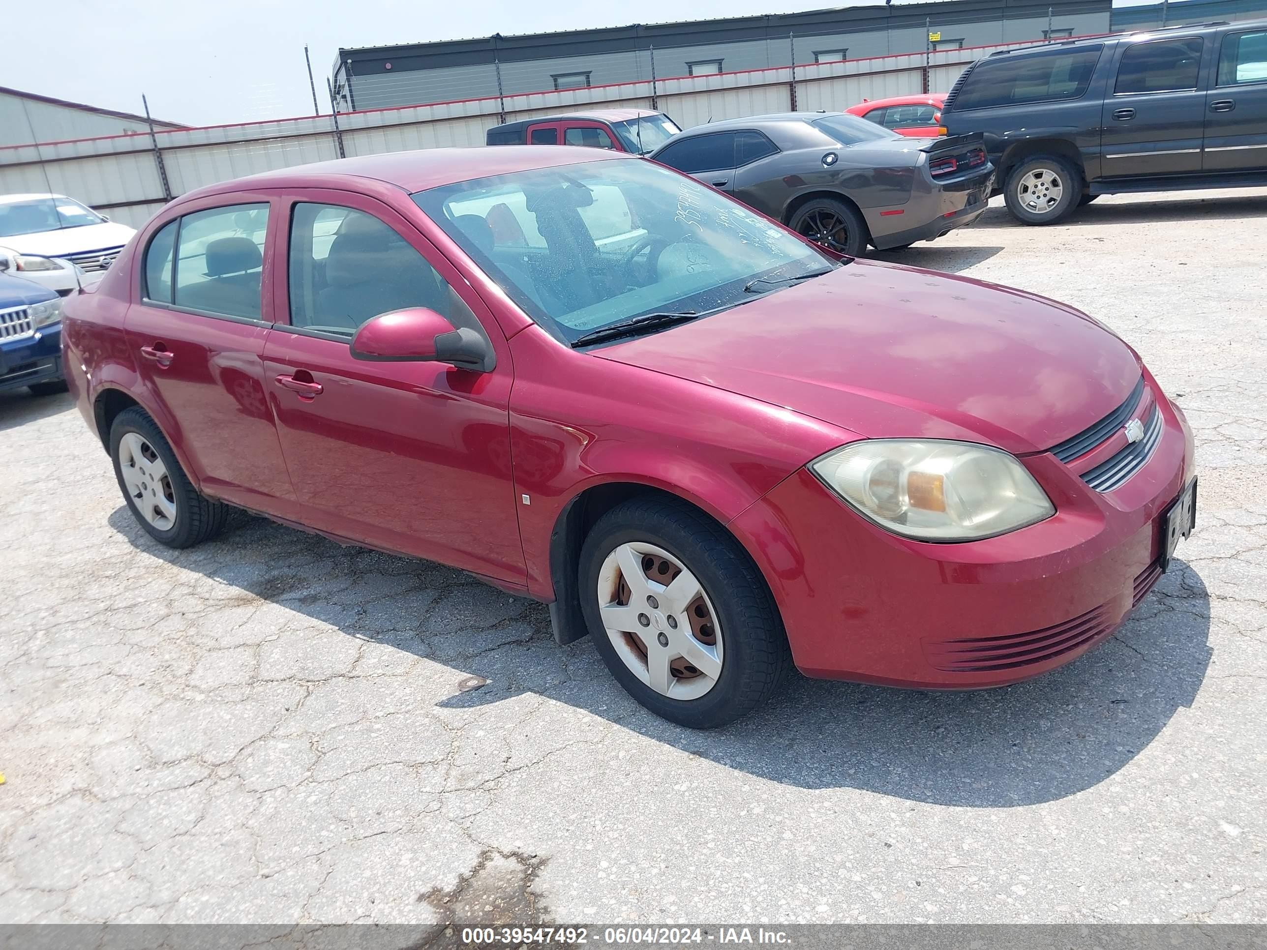 CHEVROLET COBALT 2008 1g1al58f787267777