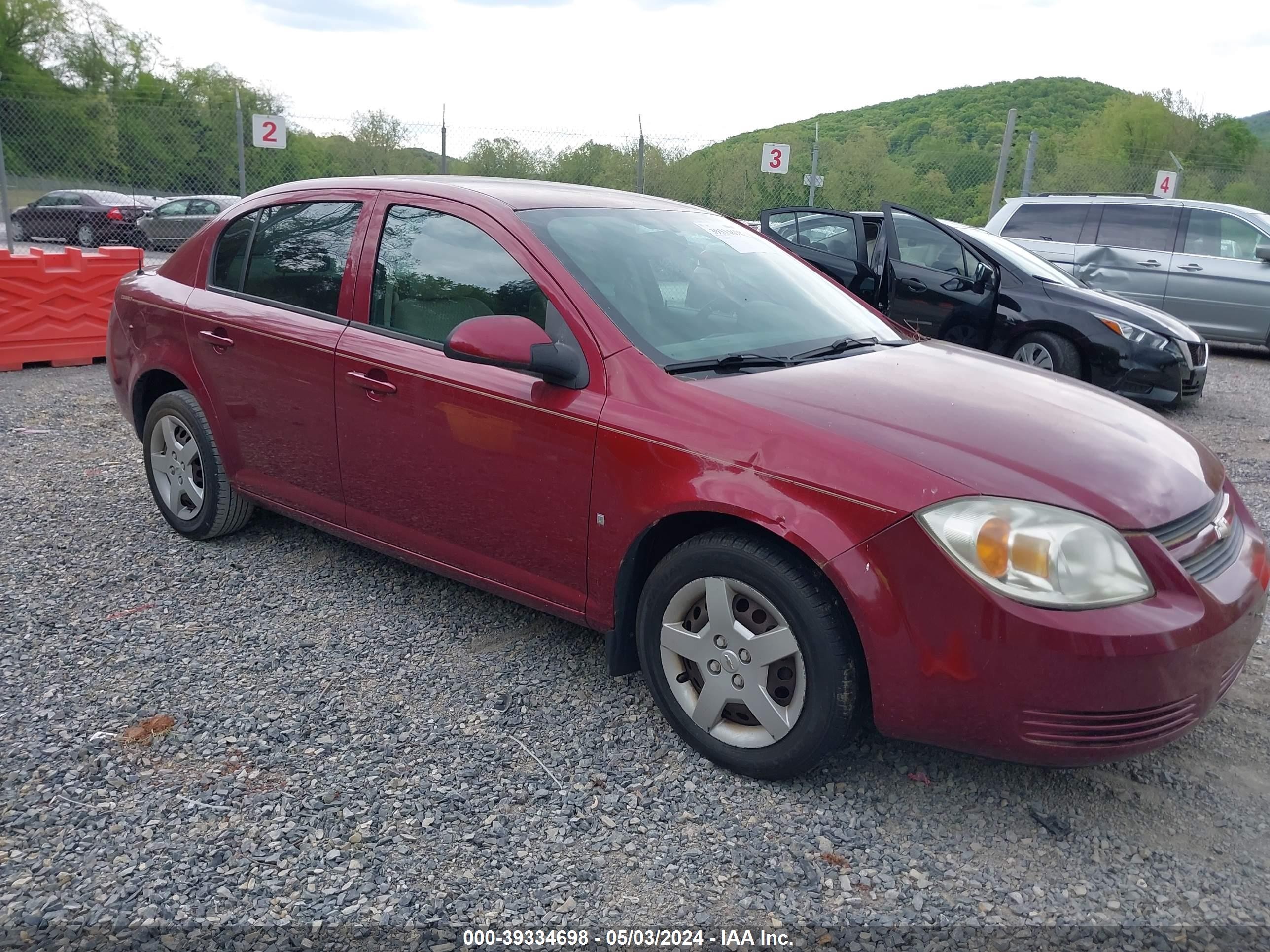 CHEVROLET COBALT 2008 1g1al58f987263407