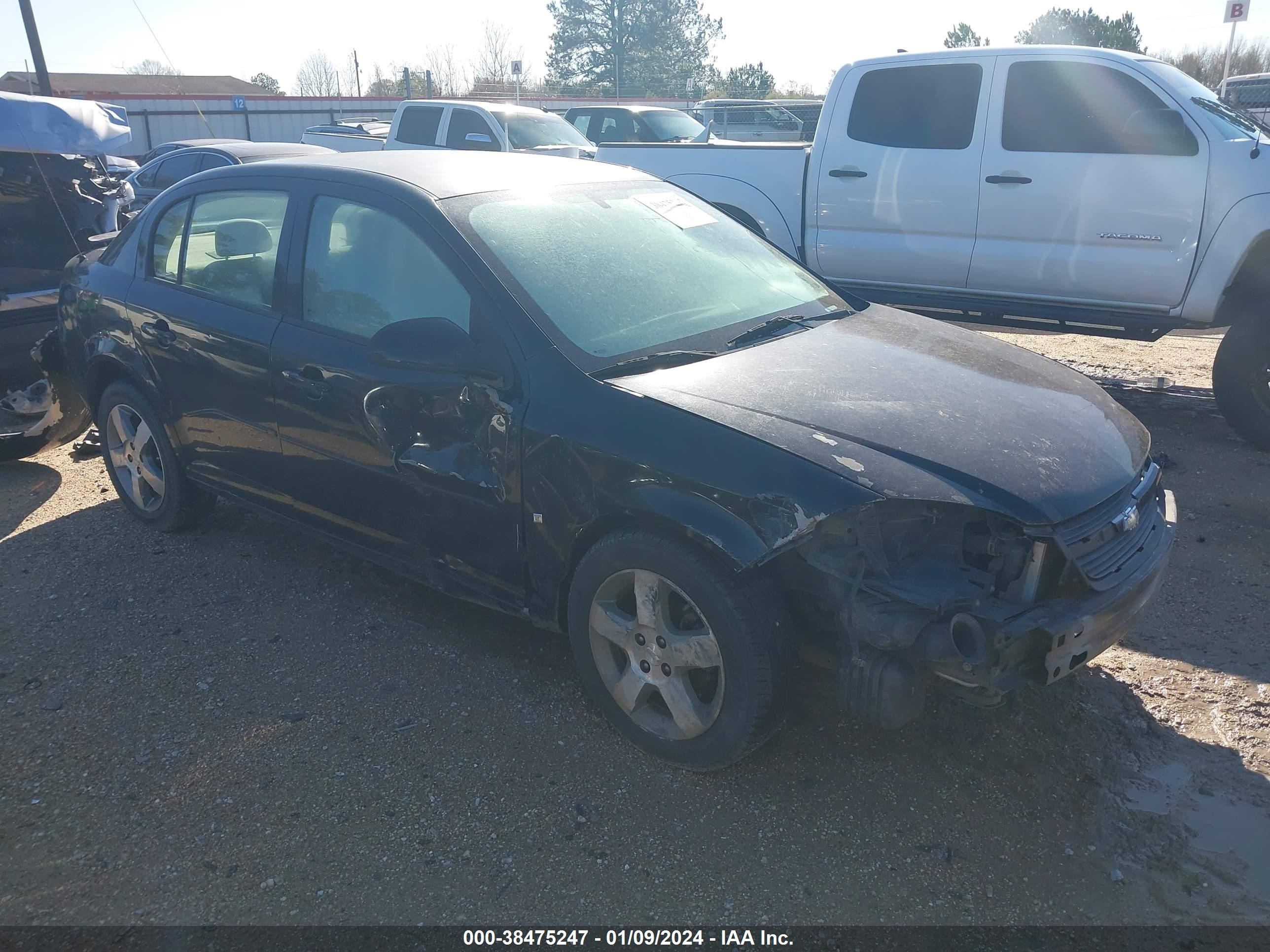 CHEVROLET COBALT 2008 1g1al58fx87283665