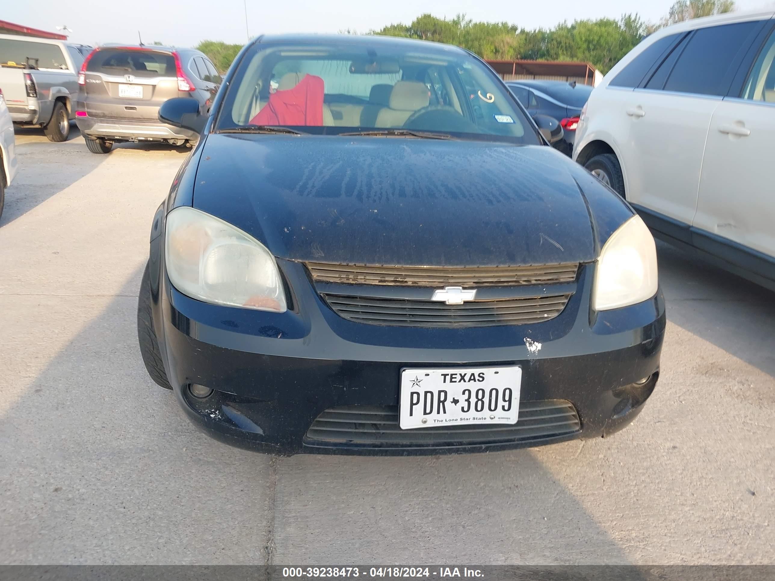 CHEVROLET COBALT 2006 1g1am58bx67698492