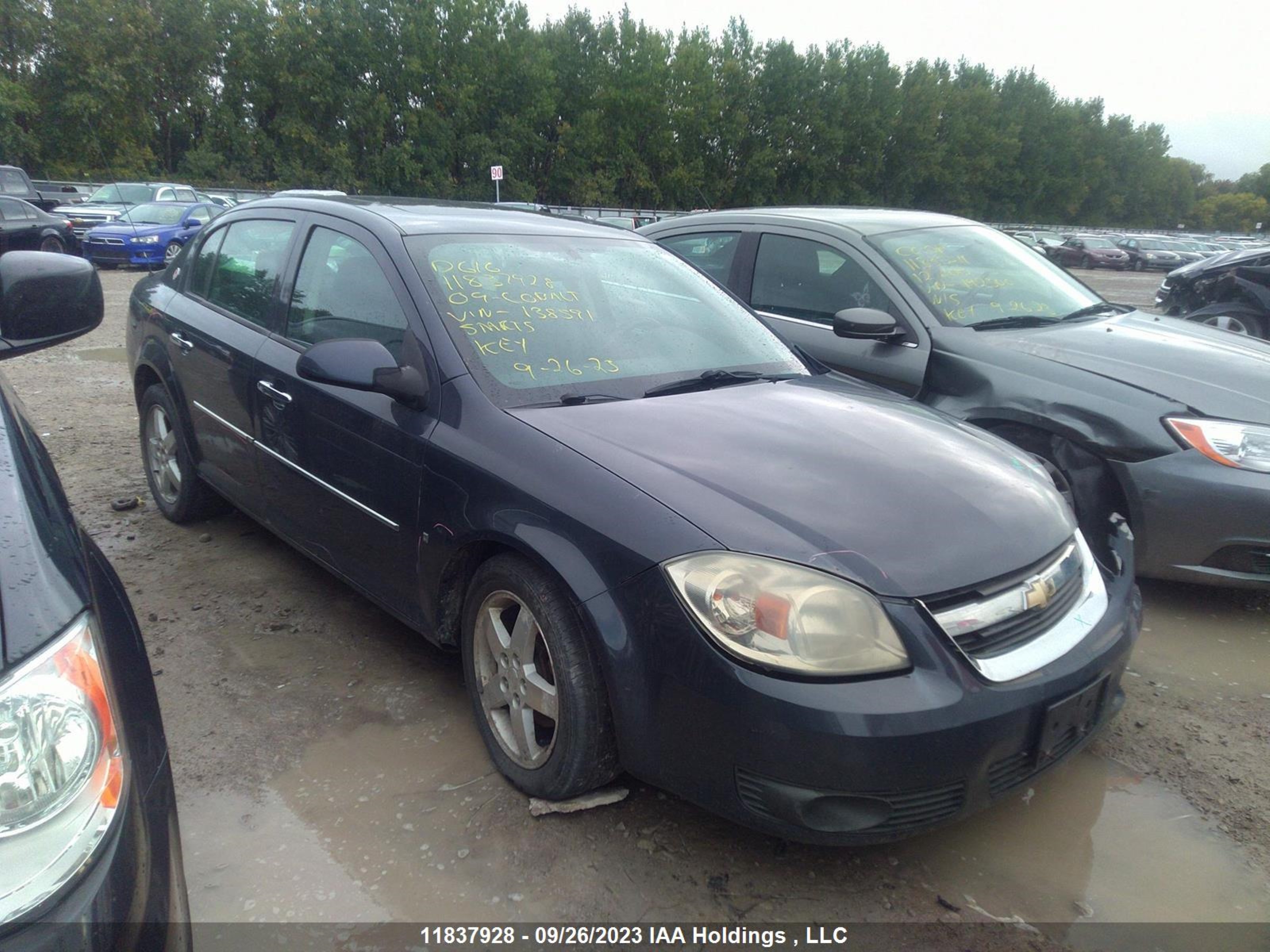 CHEVROLET COBALT 2009 1g1at58h297138591