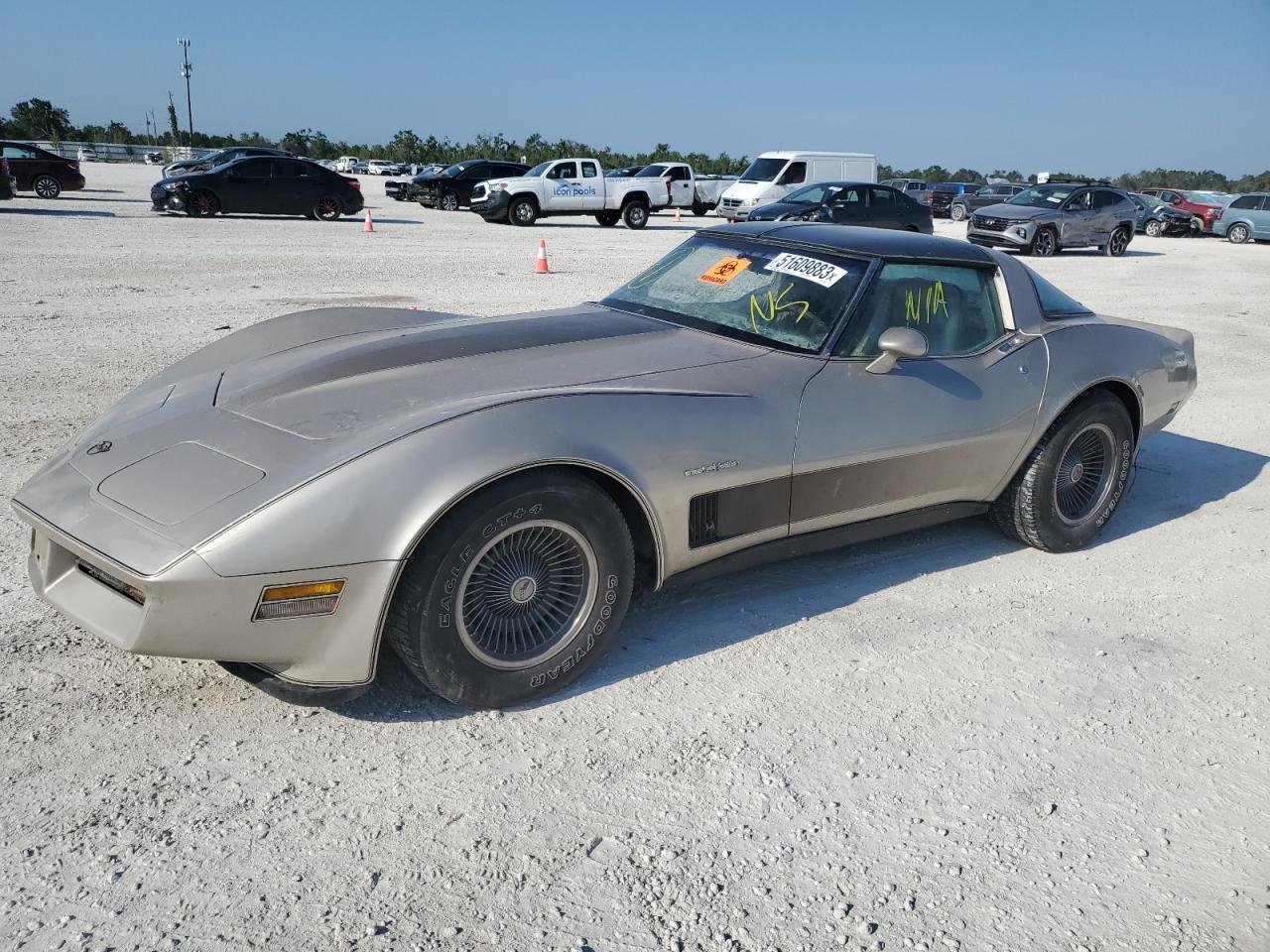 CHEVROLET CORVETTE 1982 1g1ay0785c5115380