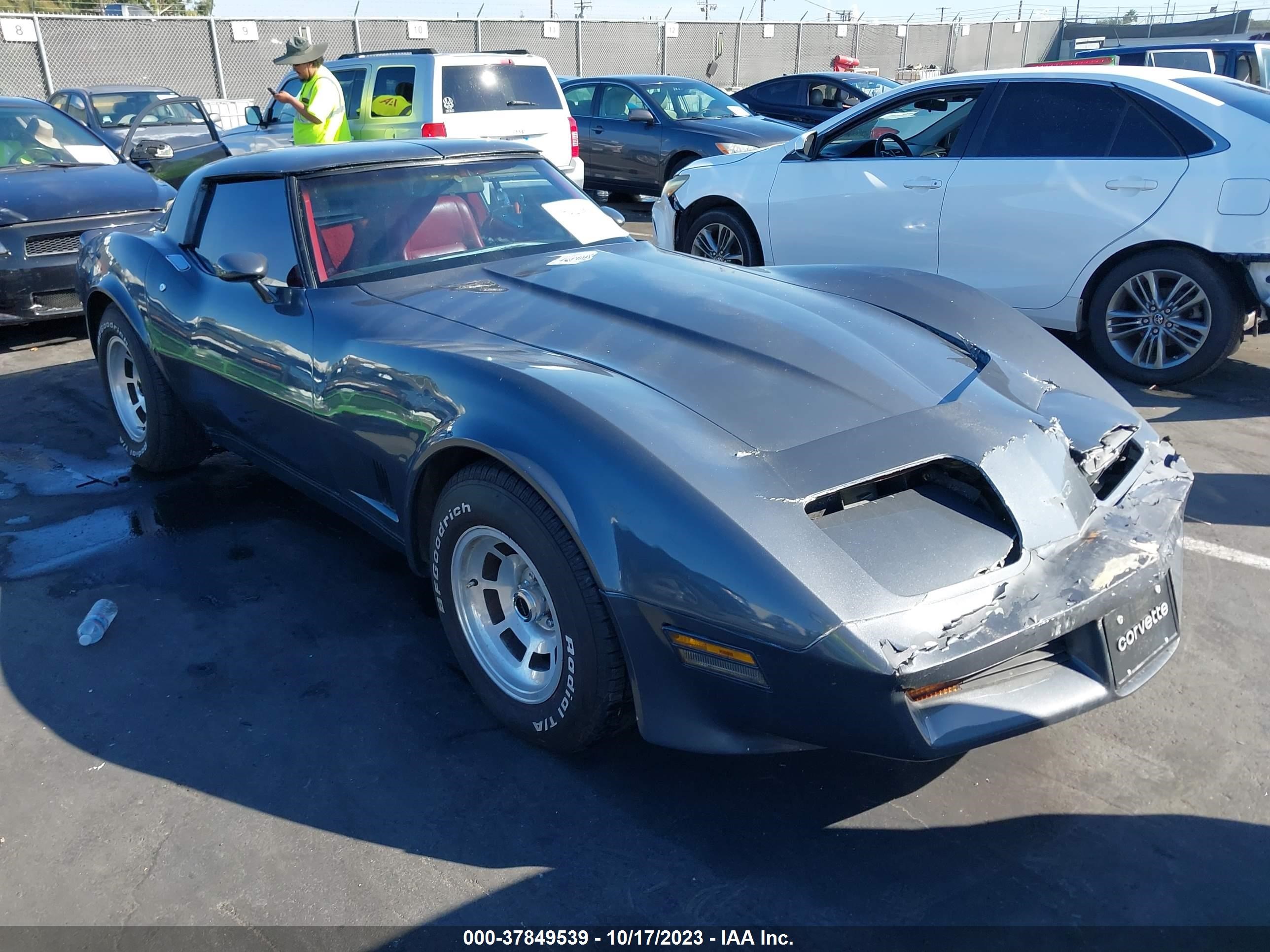 CHEVROLET CORVETTE 1981 1g1ay8769bs409362