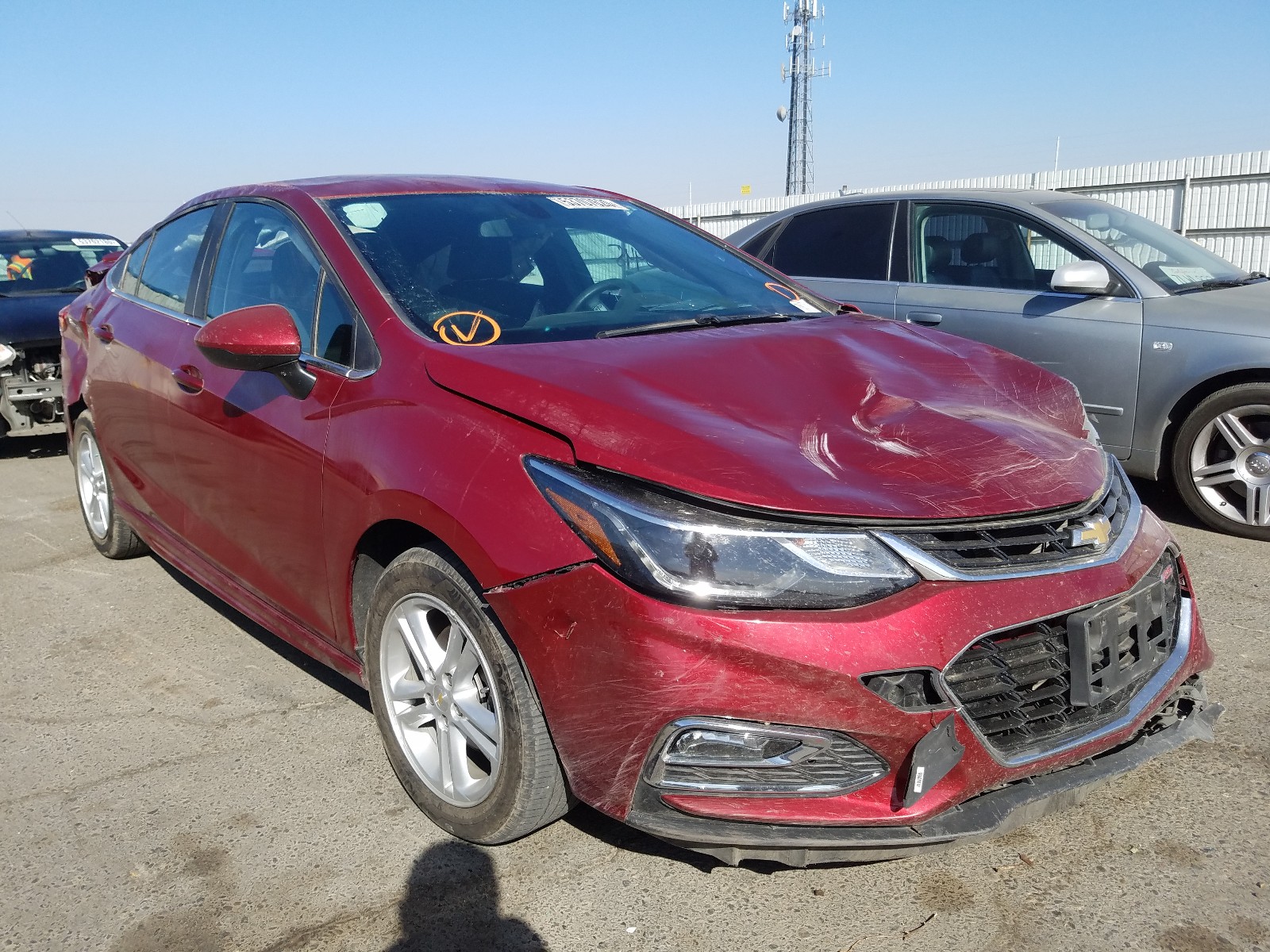 CHEVROLET CRUZE LT 2017 1g1be5sm0h7132517