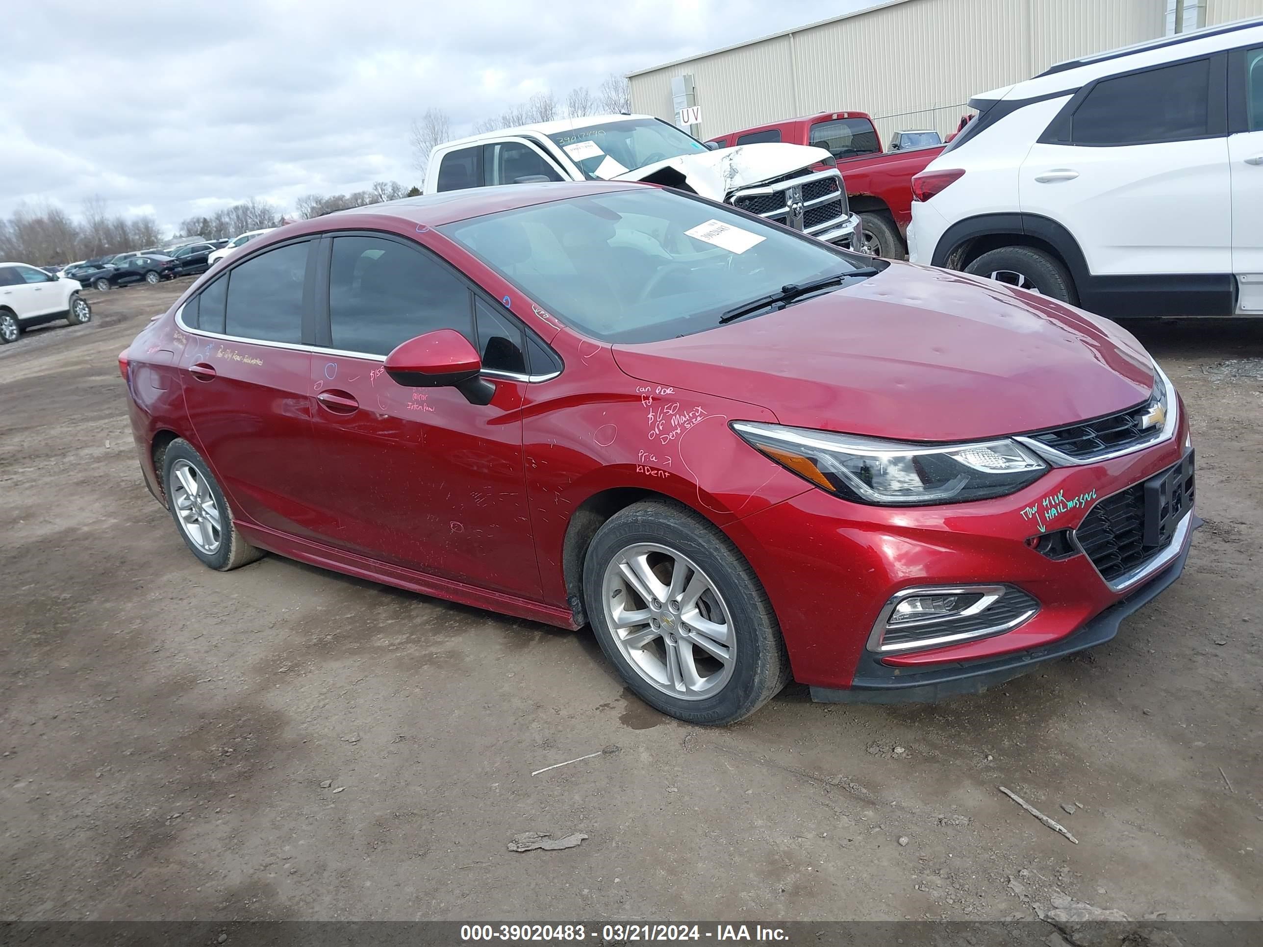 CHEVROLET CRUZE 2017 1g1be5sm0h7149396