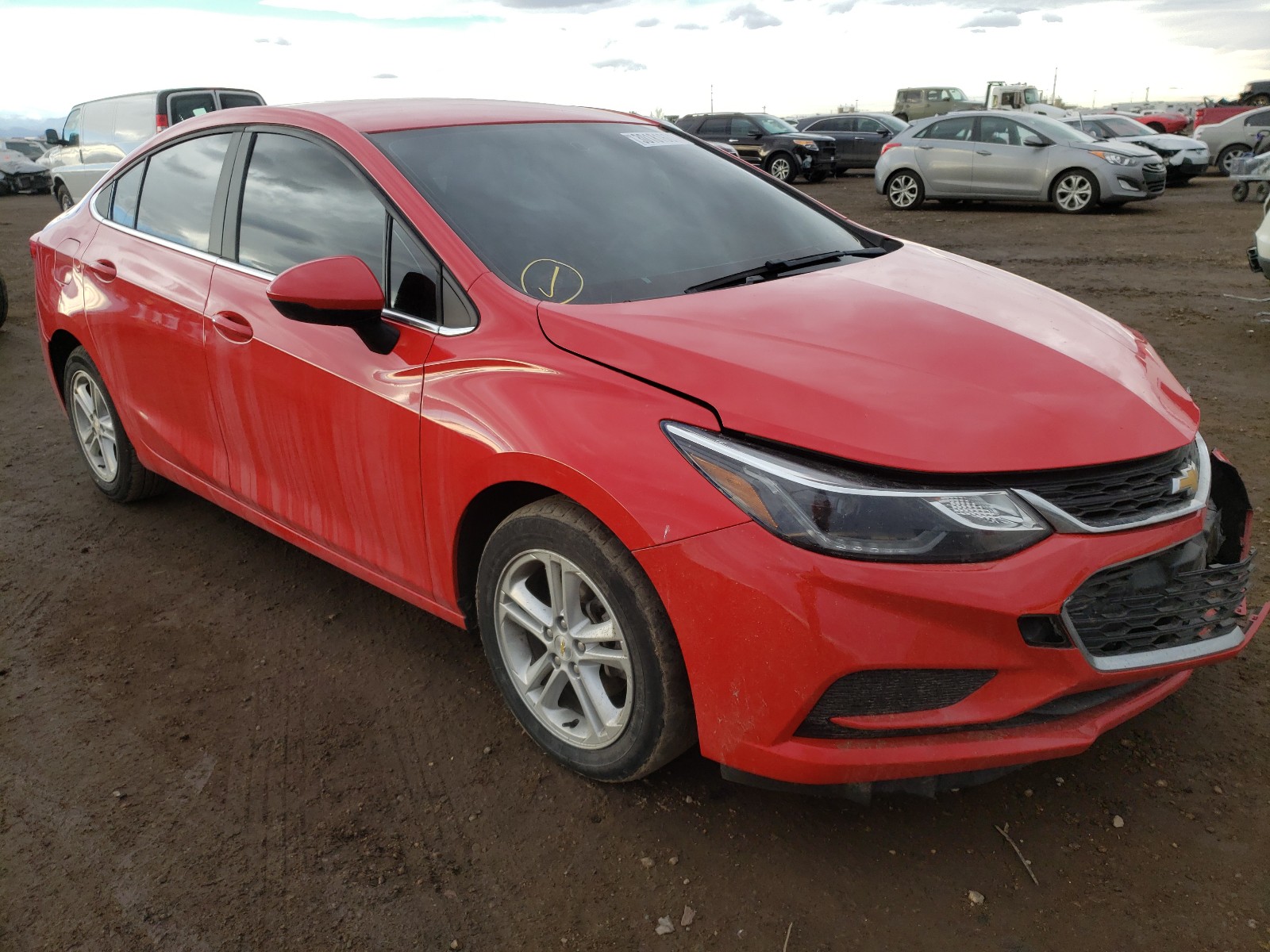 CHEVROLET CRUZE LT 2017 1g1be5sm4h7158621