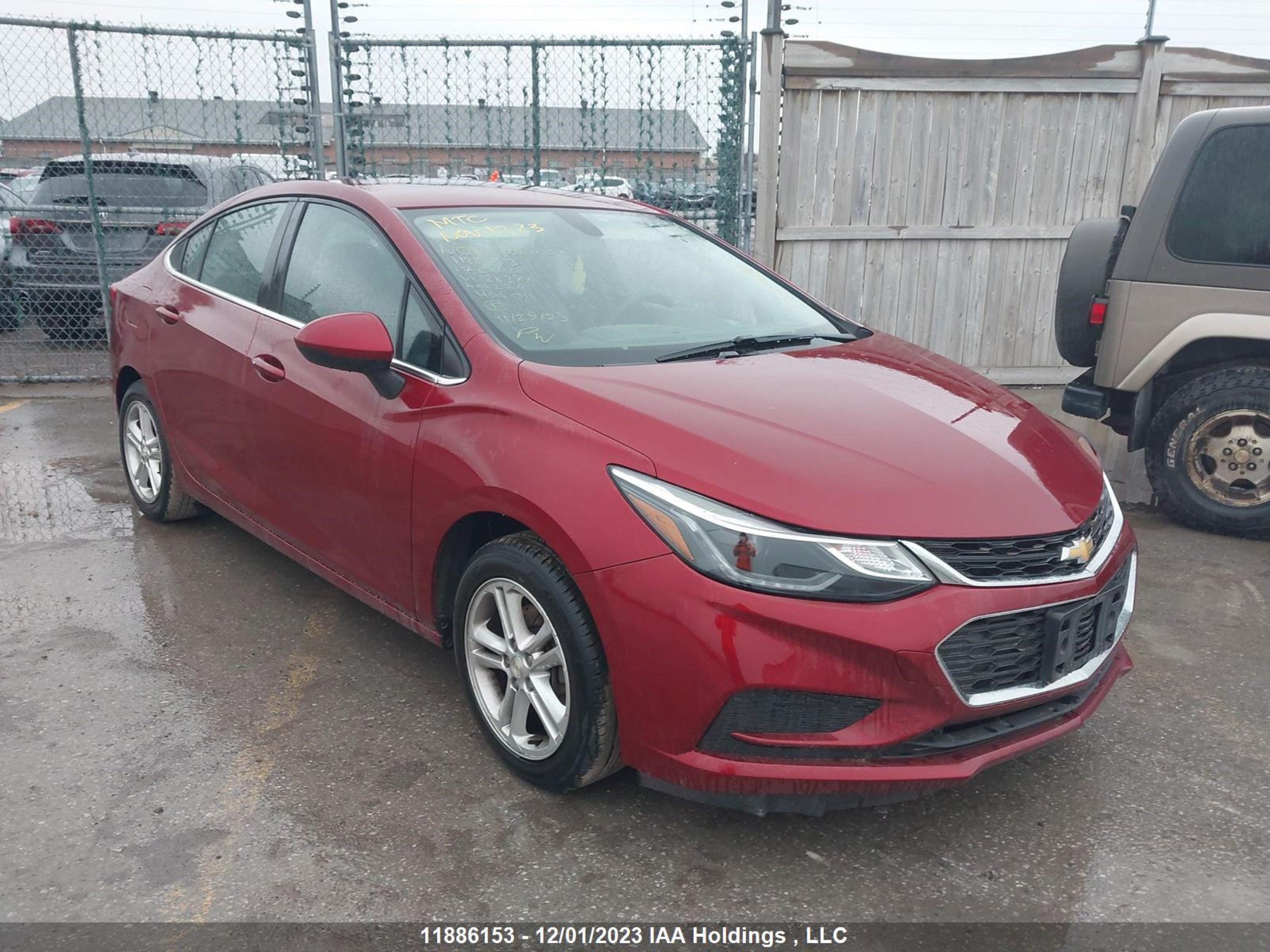 CHEVROLET CRUZE 2017 1g1be5sm4h7188377