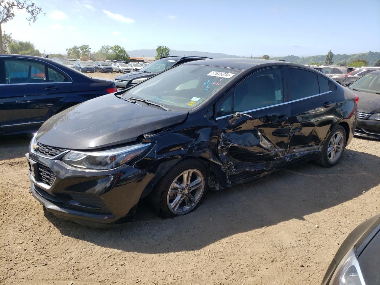 CHEVROLET CRUZE 2017 1g1be5sm4h7251610