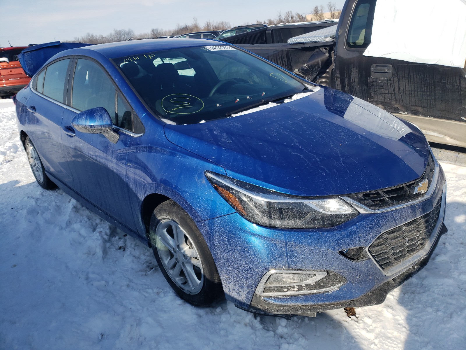 CHEVROLET CRUZE LT 2017 1g1be5sm9h7154032