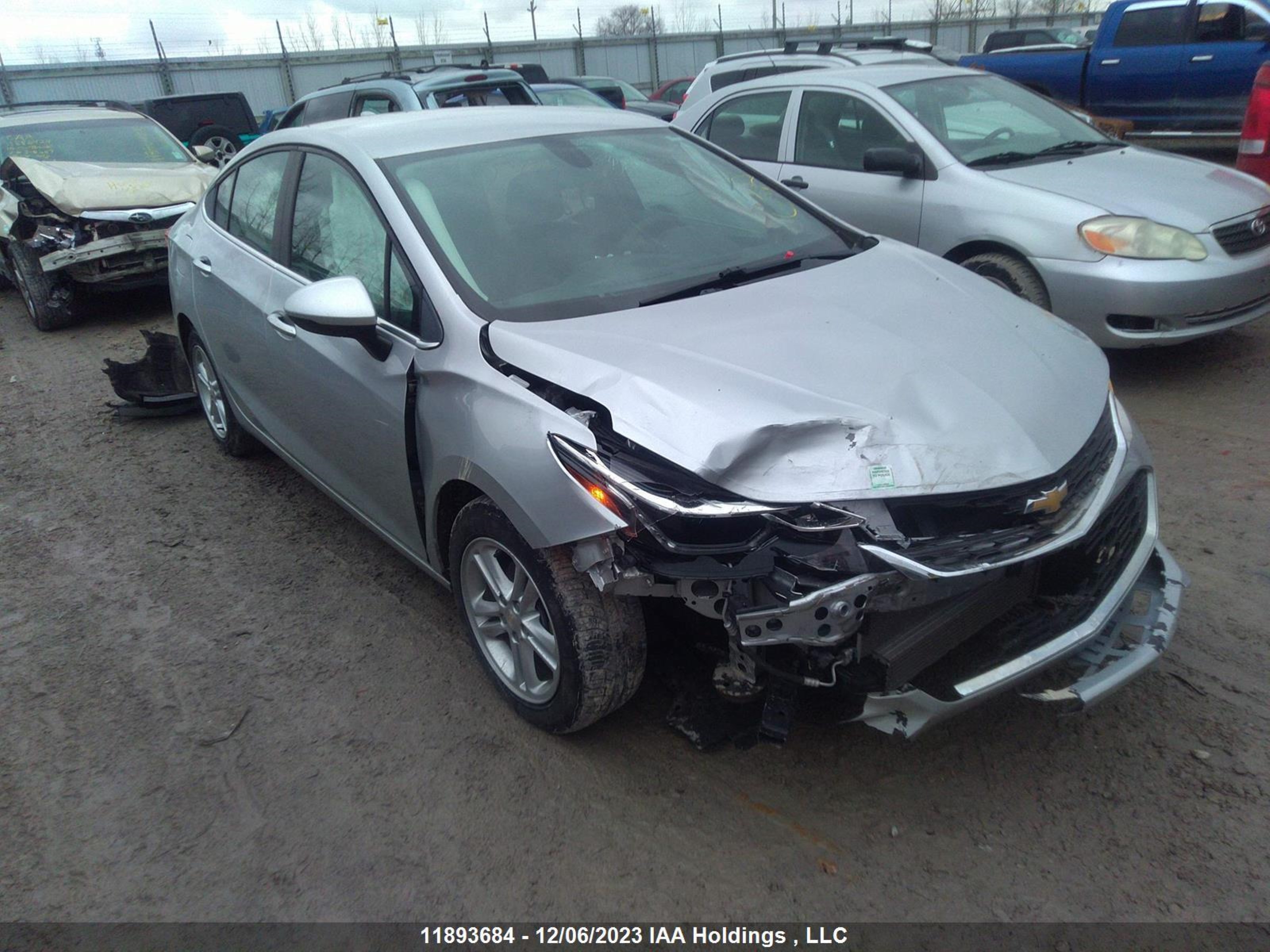 CHEVROLET CRUZE 2016 1g1be5smxg7244160