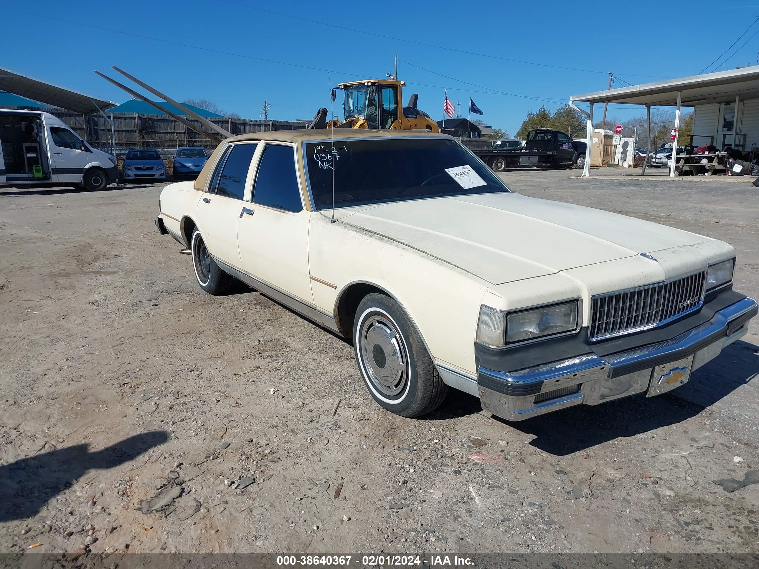 CHEVROLET CAPRICE 1987 1g1bn51h3hx130524