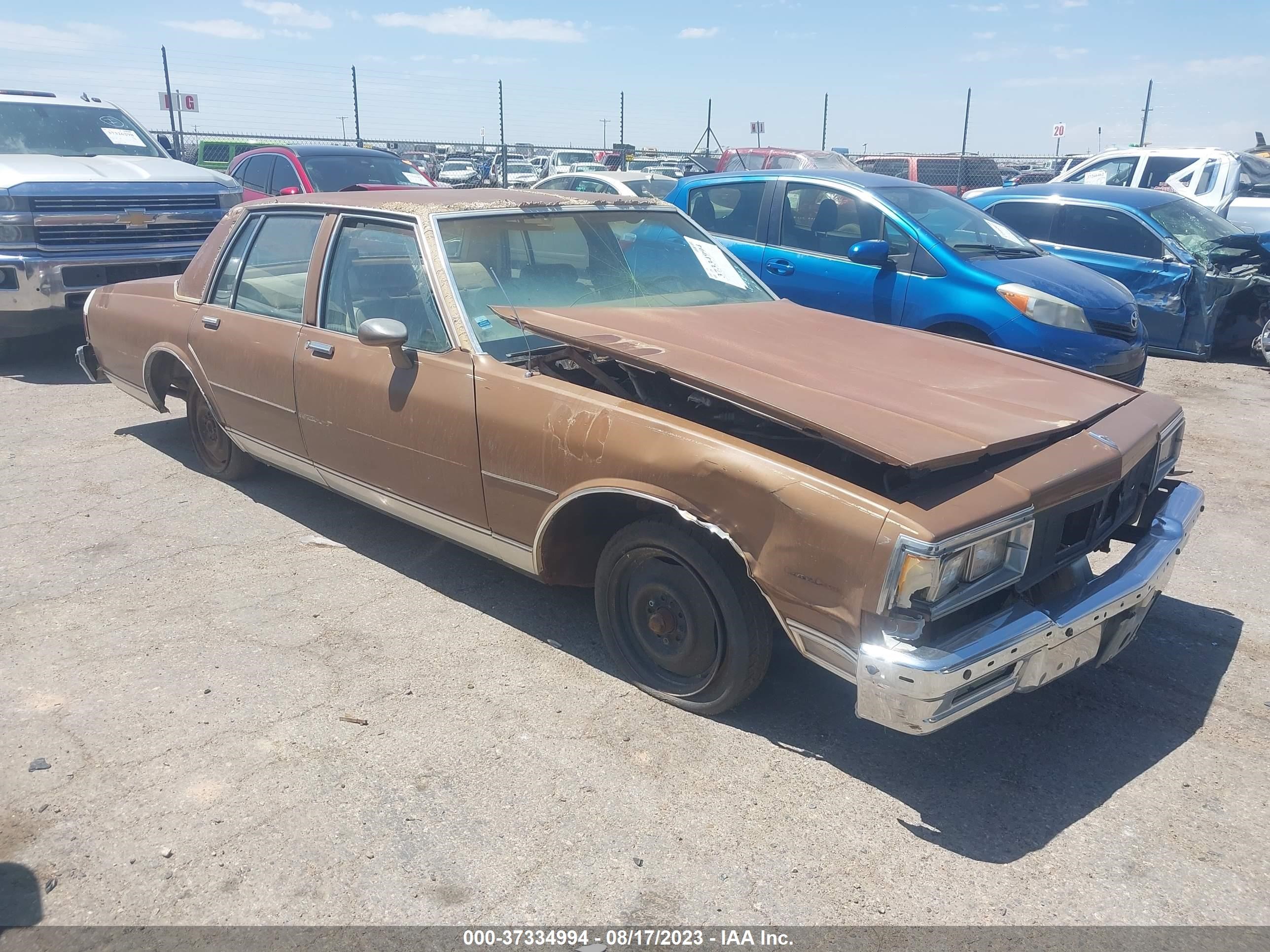 CHEVROLET CAPRICE 1985 1g1bn69hxfx108737