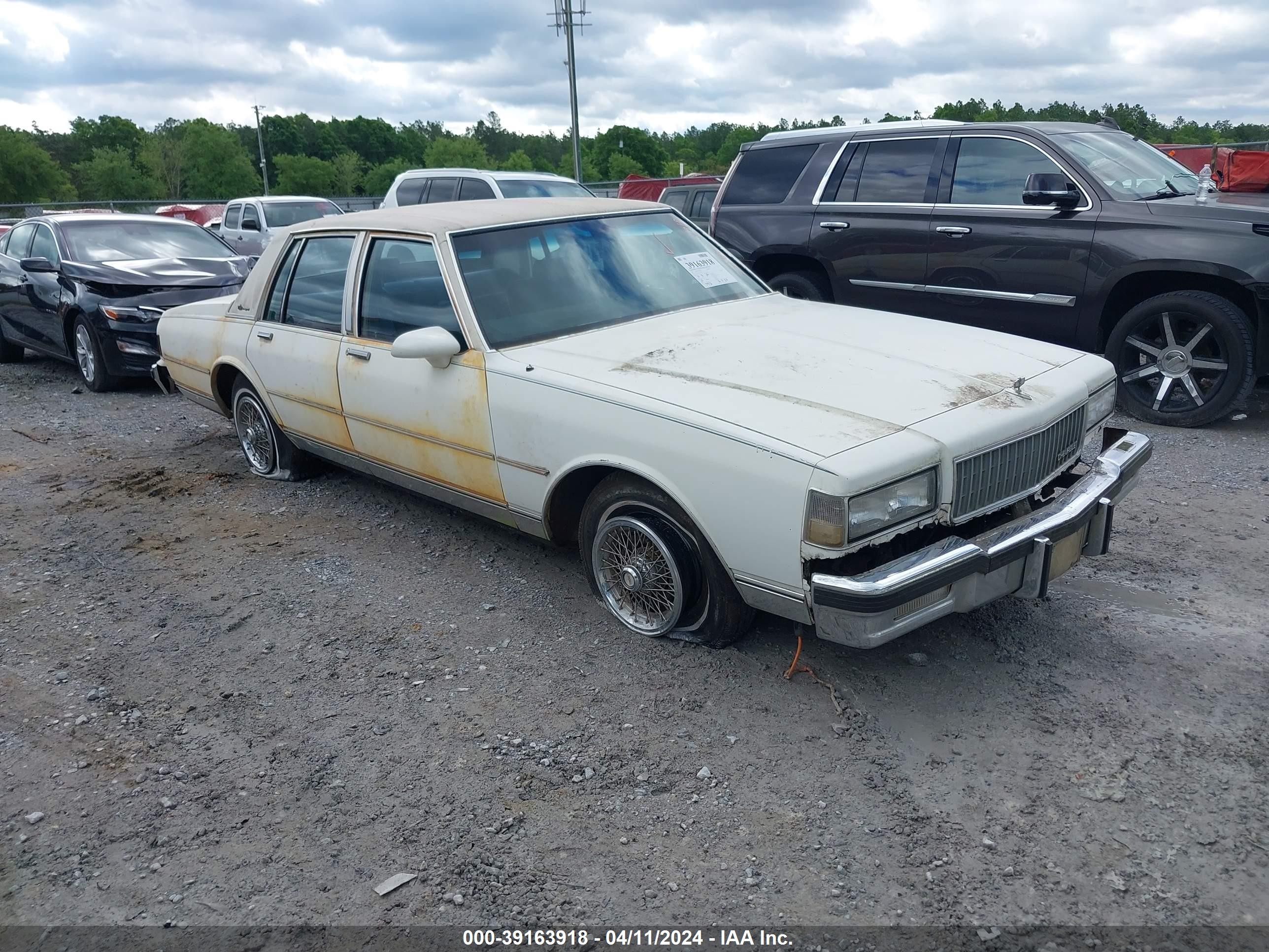 CHEVROLET CAPRICE 1987 1g1bu51h1hx193916