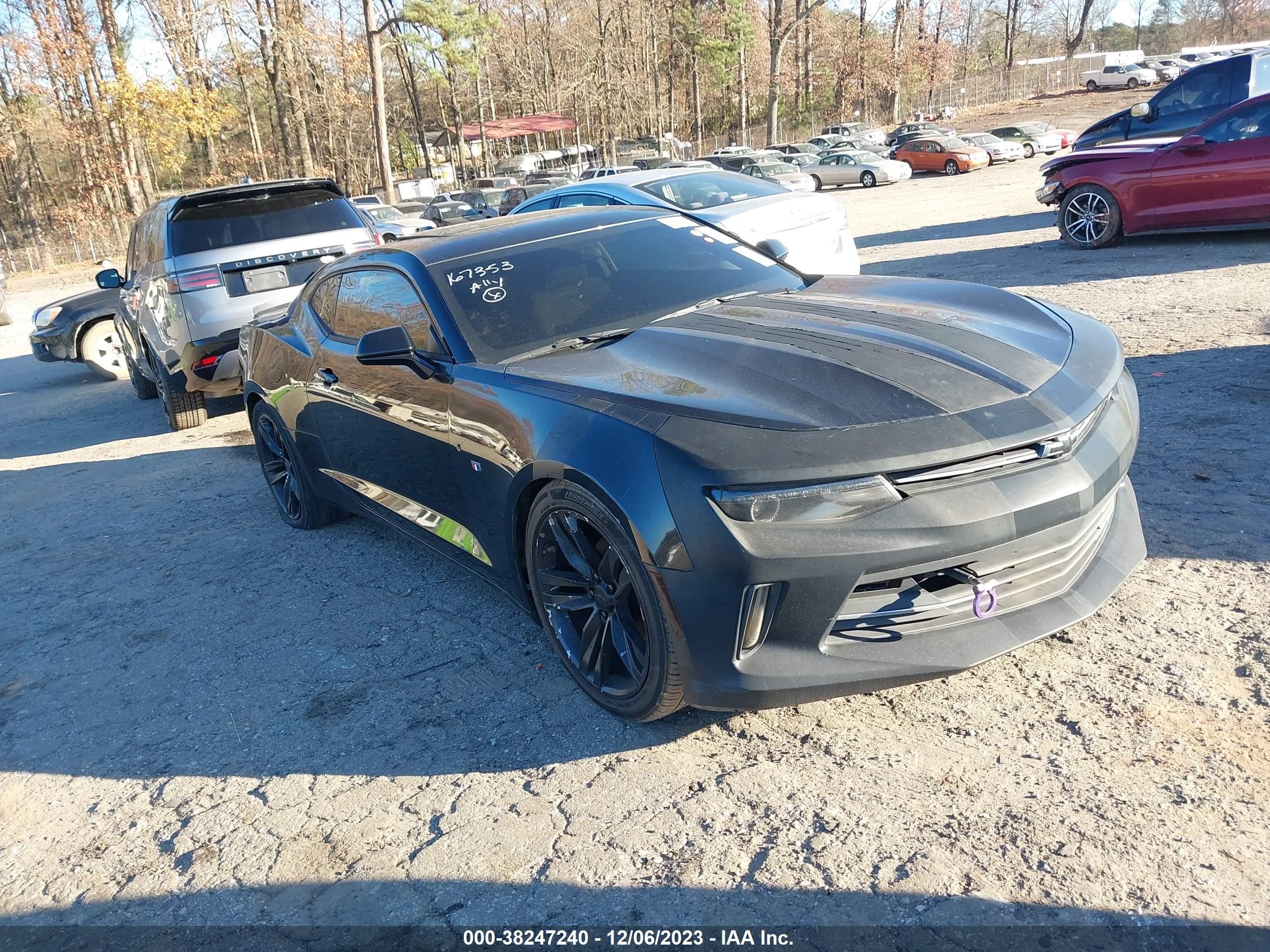 CHEVROLET CAMARO 2017 1g1fb1rs6h0167353