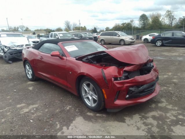 CHEVROLET CAMARO 2018 1g1fb3ds0j0160617