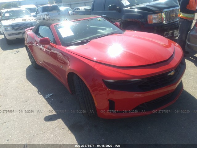 CHEVROLET CAMARO 2019 1g1fb3ds9k0118223