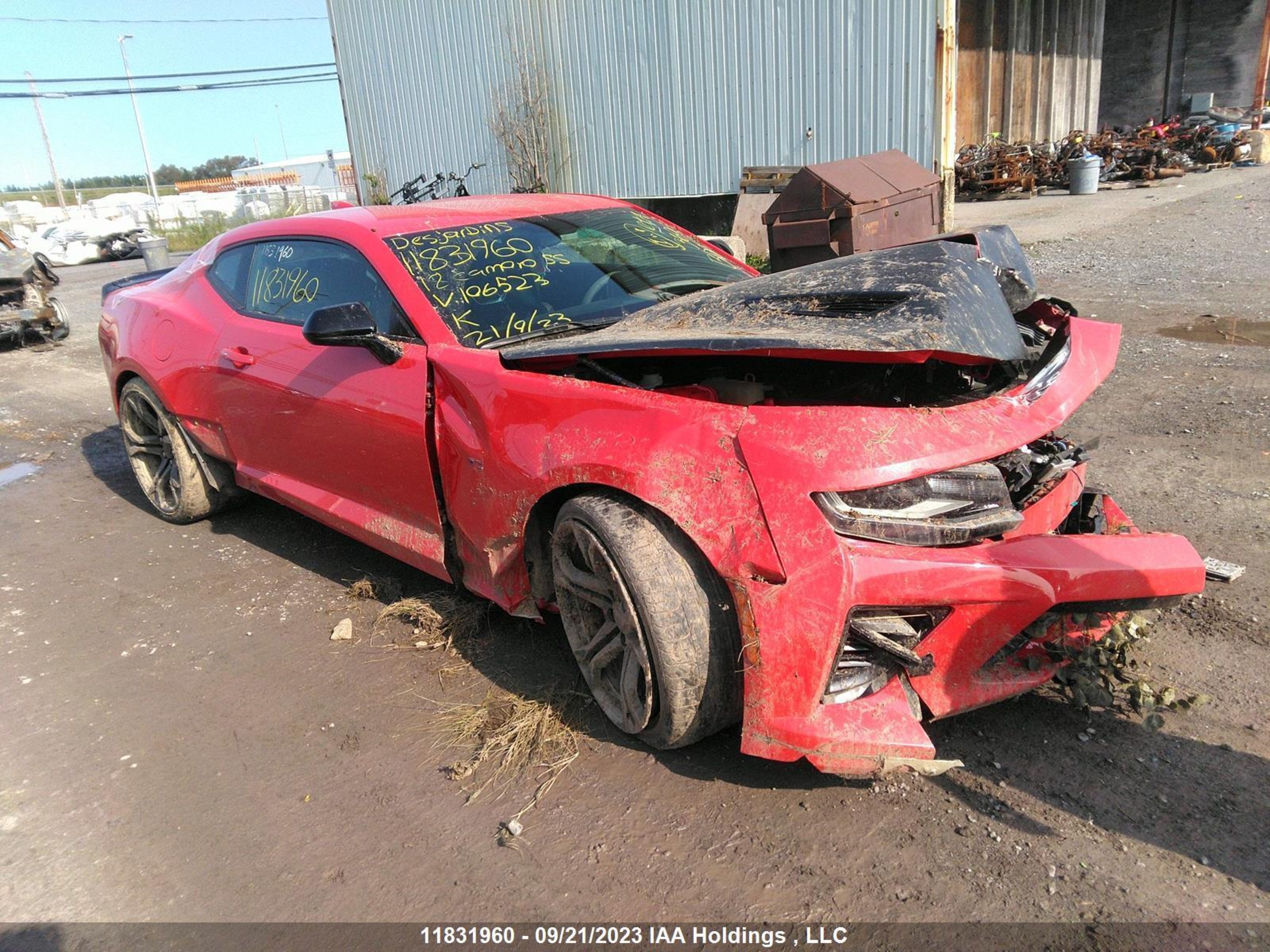 CHEVROLET CAMARO 2018 1g1fe1r77j0106523