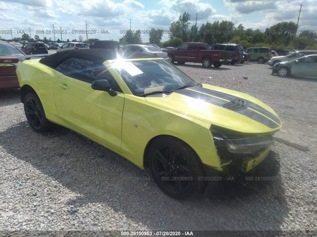 CHEVROLET CAMARO 2019 1g1fh3d72k0156919