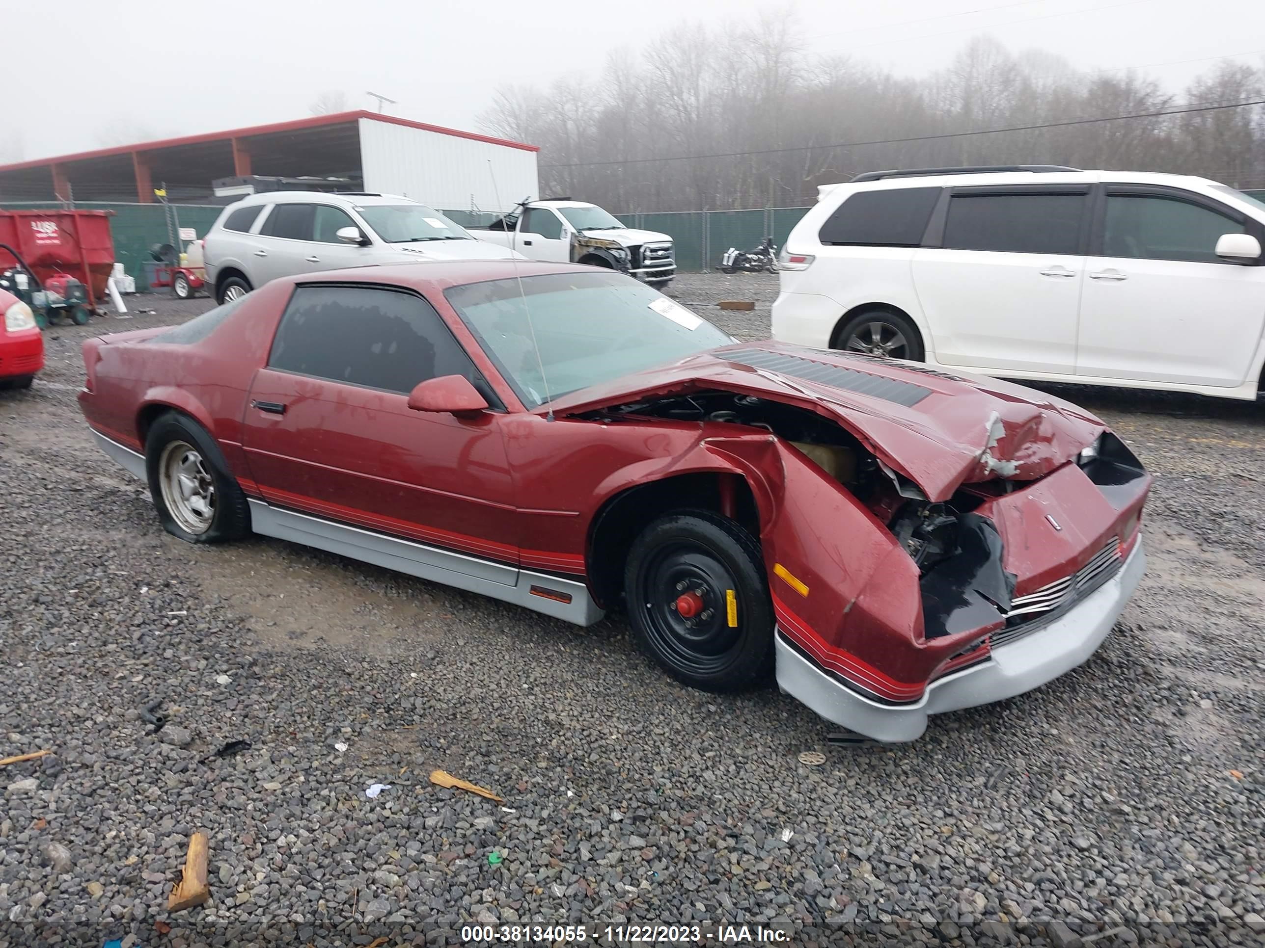 CHEVROLET CAMARO 1987 1g1fp21h8hn120805