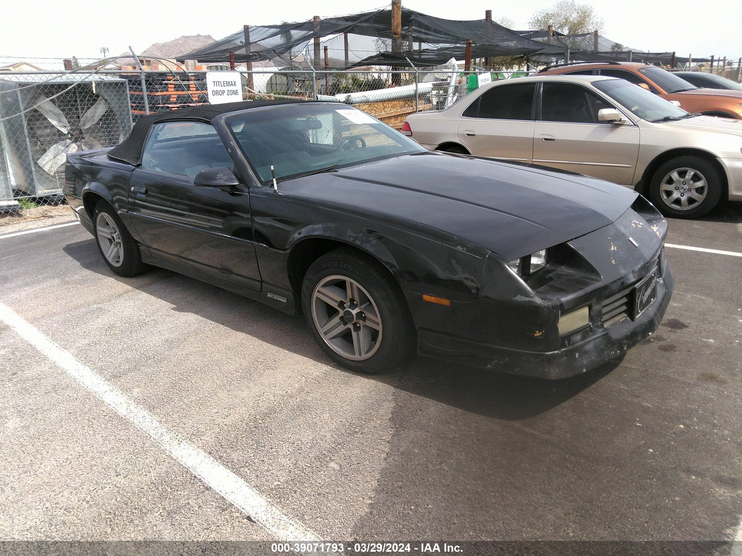 CHEVROLET CAMARO 1990 1g1fp33e4ll123066