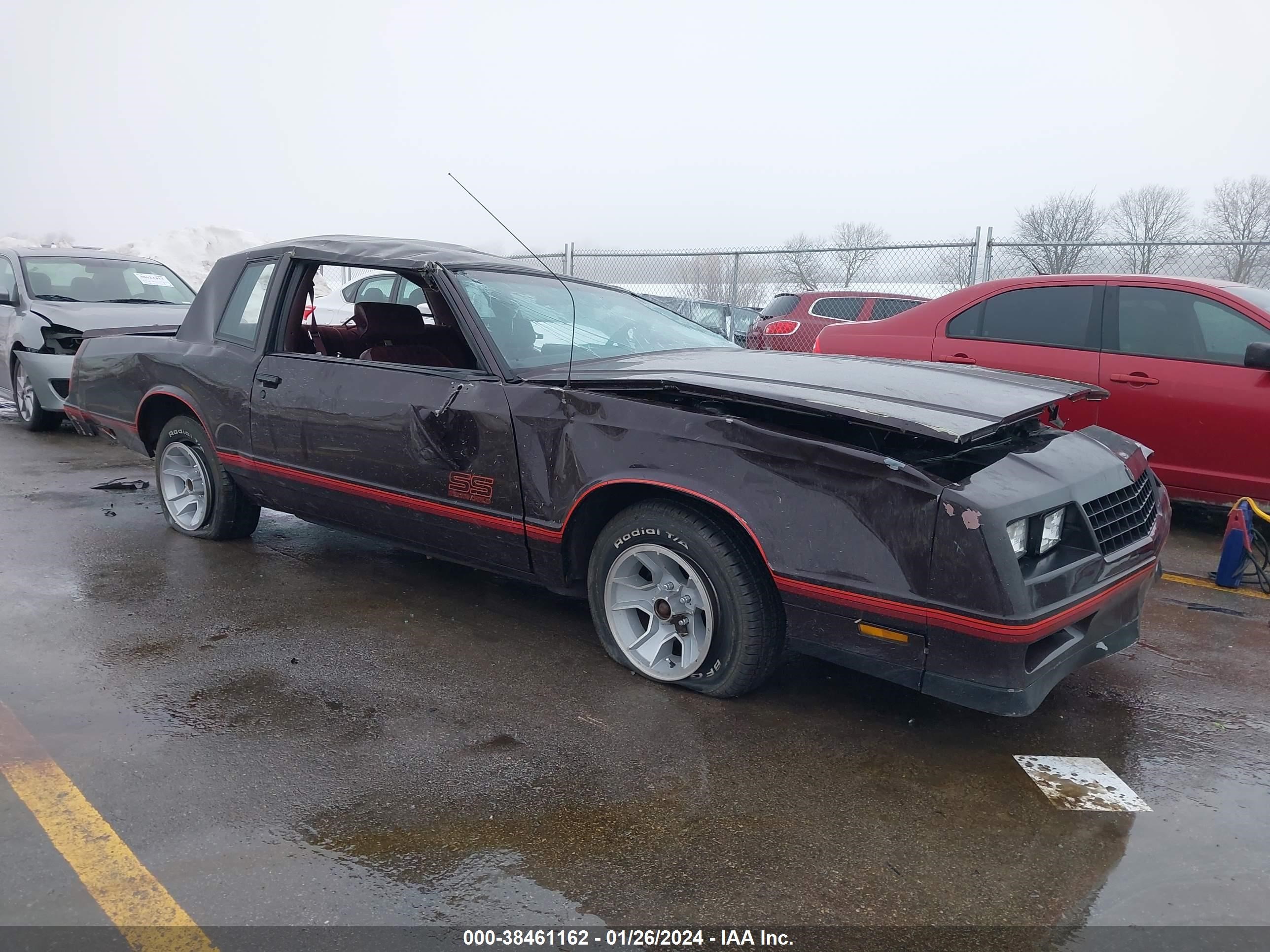 CHEVROLET MONTE CARLO 1987 1g1gz11g9hp120283