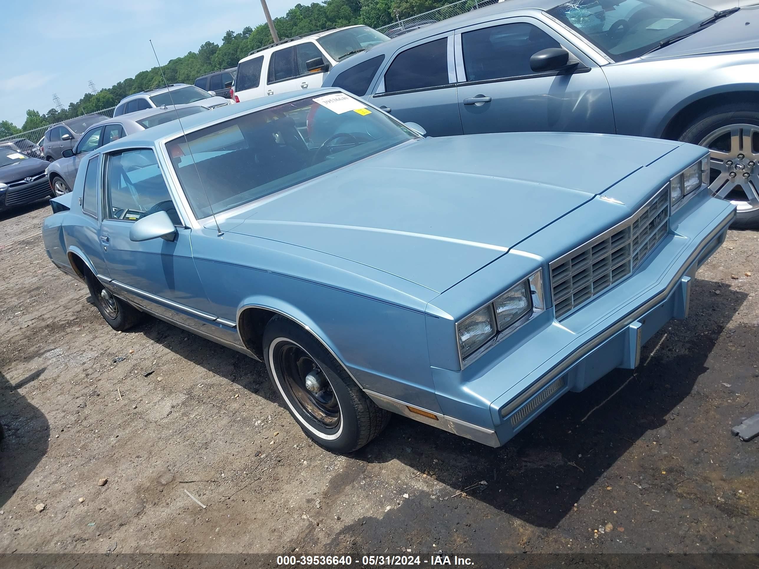 CHEVROLET MONTE CARLO 1986 1g1gz37hxgr150455