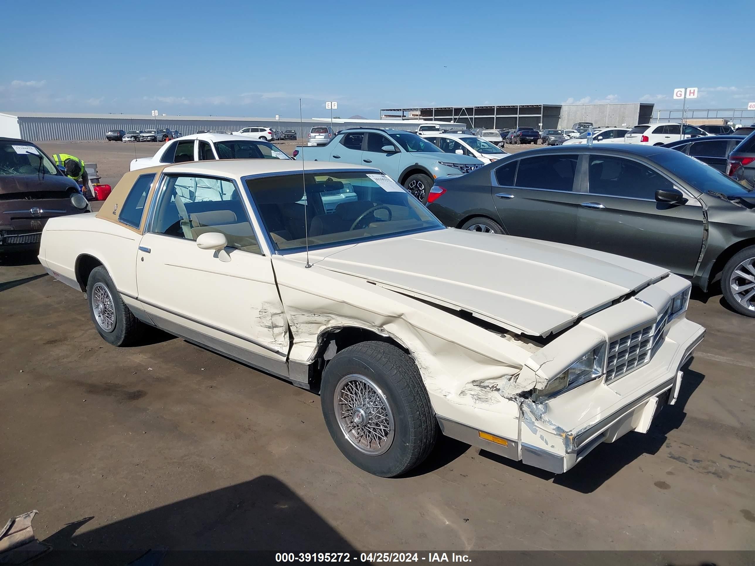 CHEVROLET MONTE CARLO 1985 1g1gz37z7fr153398