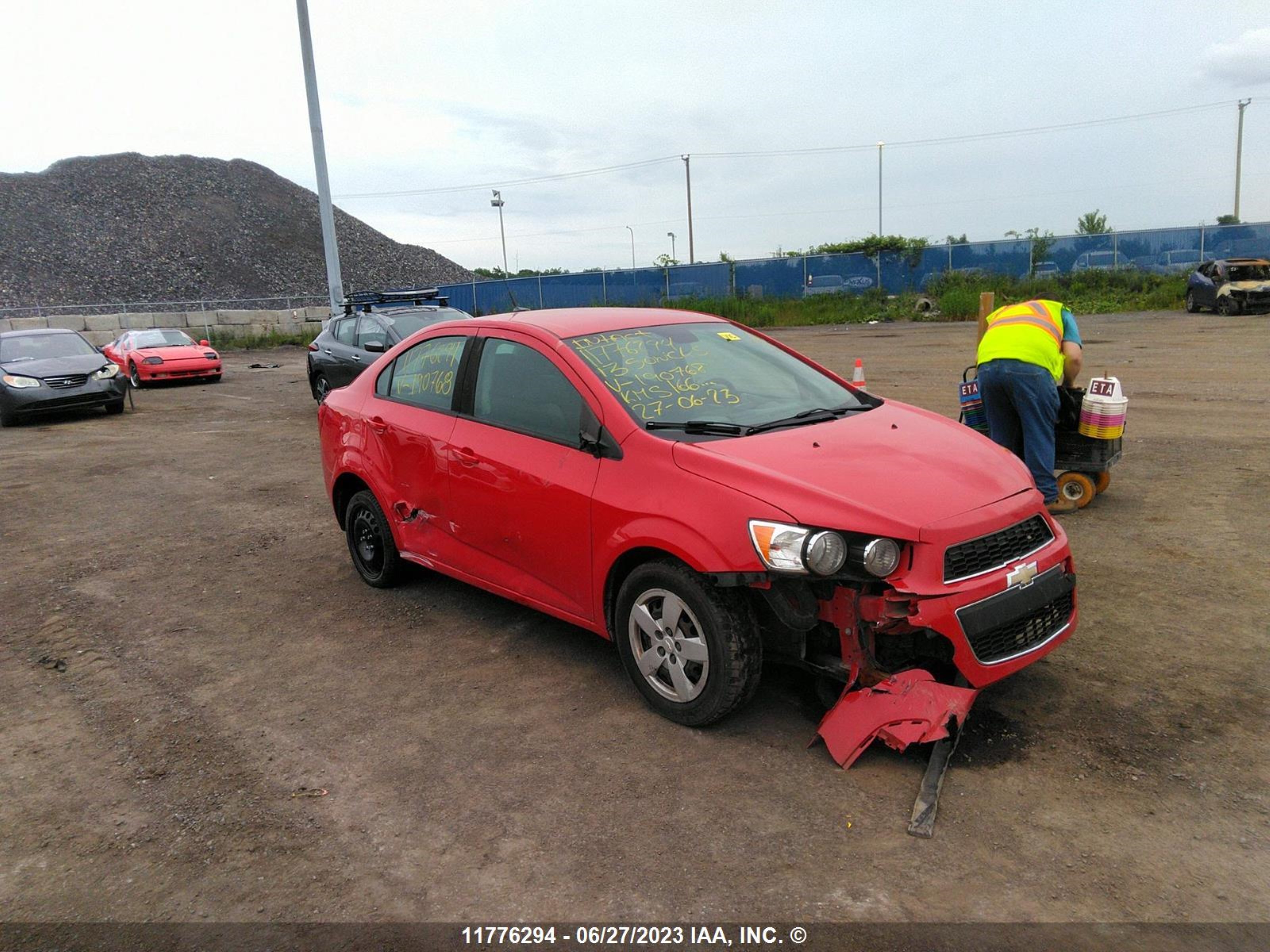 CHEVROLET SONIC 2013 1g1ja5eh5d4190768