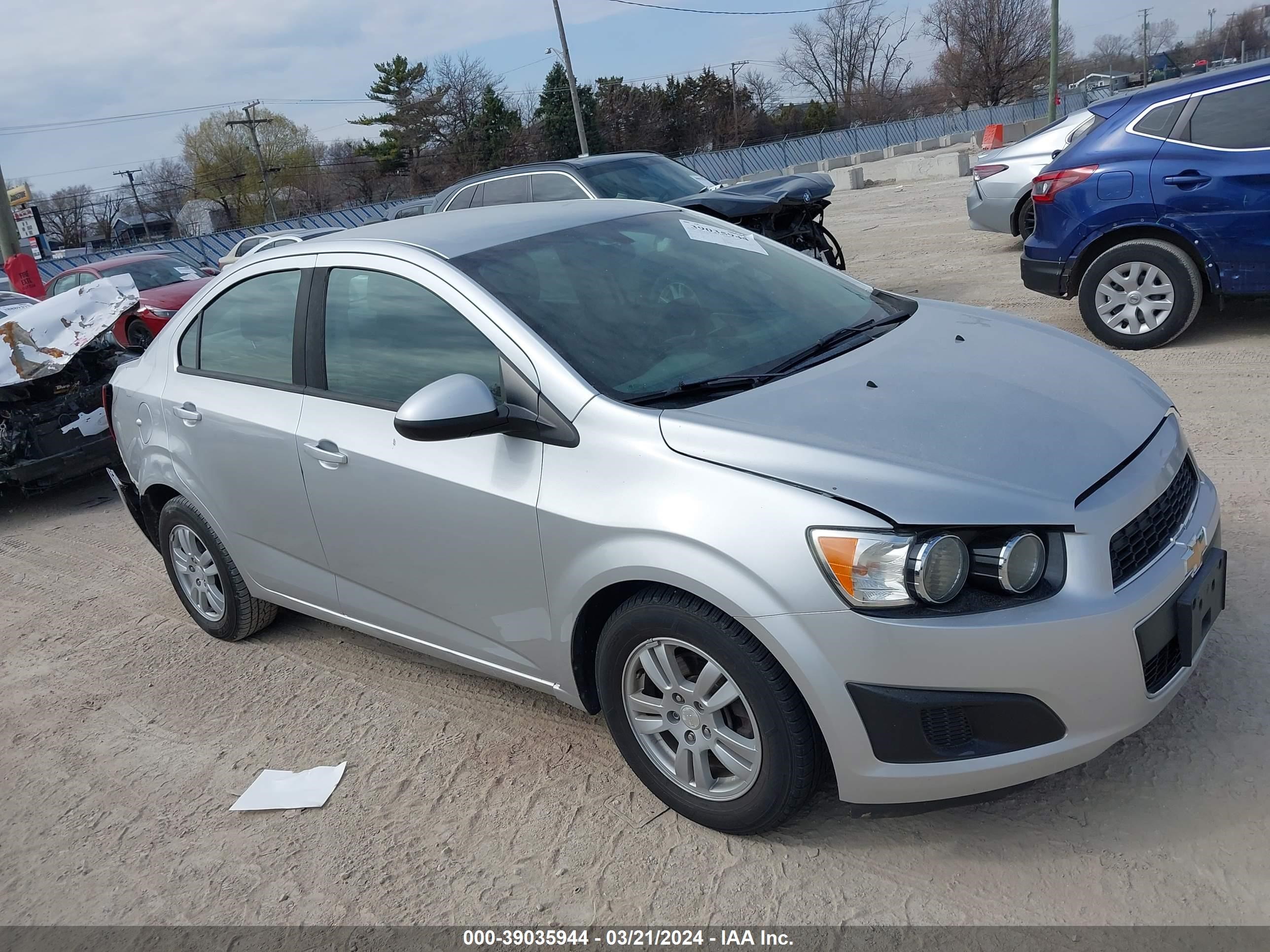 CHEVROLET SONIC 2014 1g1ja5sh0e4117071