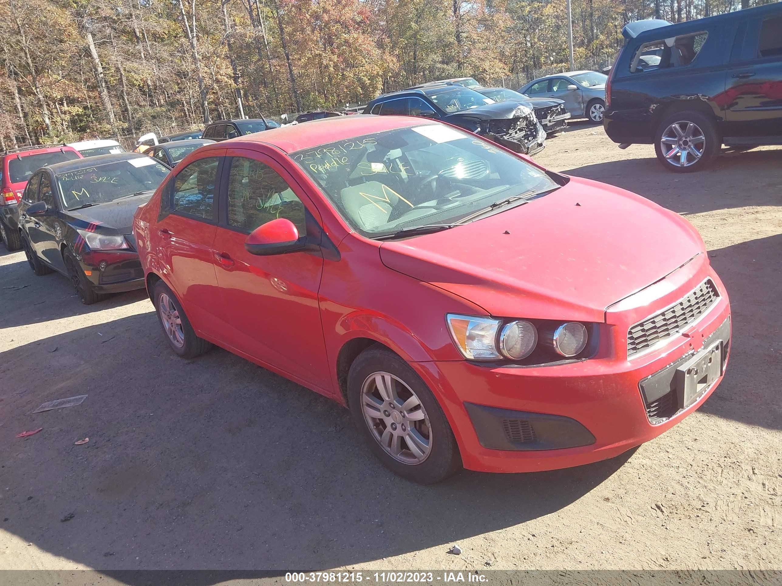 CHEVROLET SONIC 2012 1g1ja5sh1c4138704