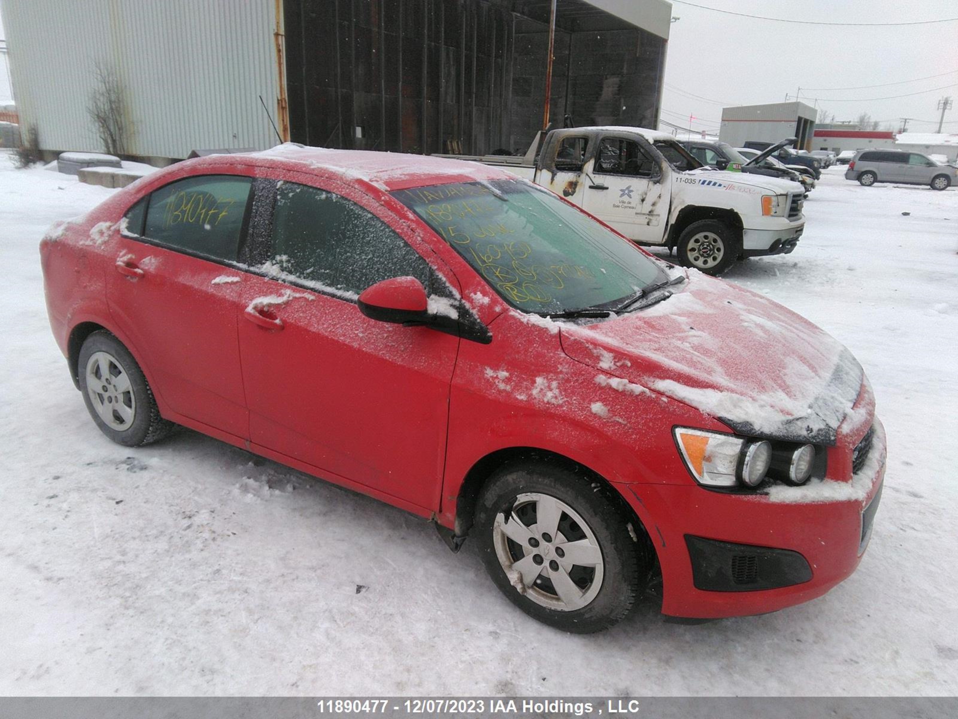 CHEVROLET SONIC 2015 1g1ja5sh4f4160930