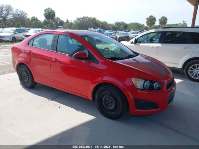 CHEVROLET SONIC 2015 1g1ja5sh6f4155289