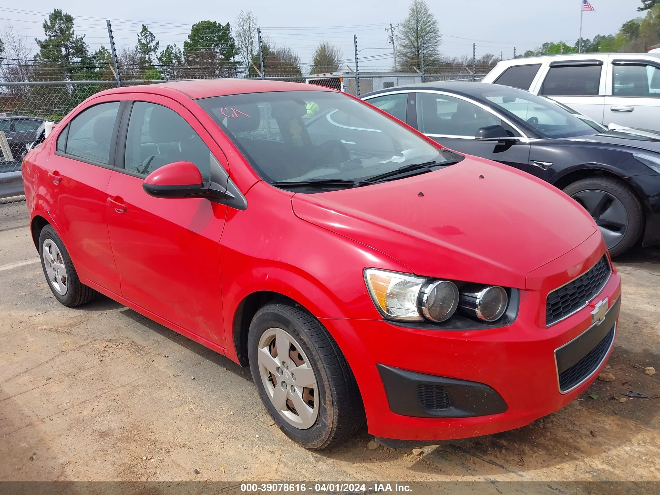 CHEVROLET SONIC 2015 1g1ja5sh8f4114517