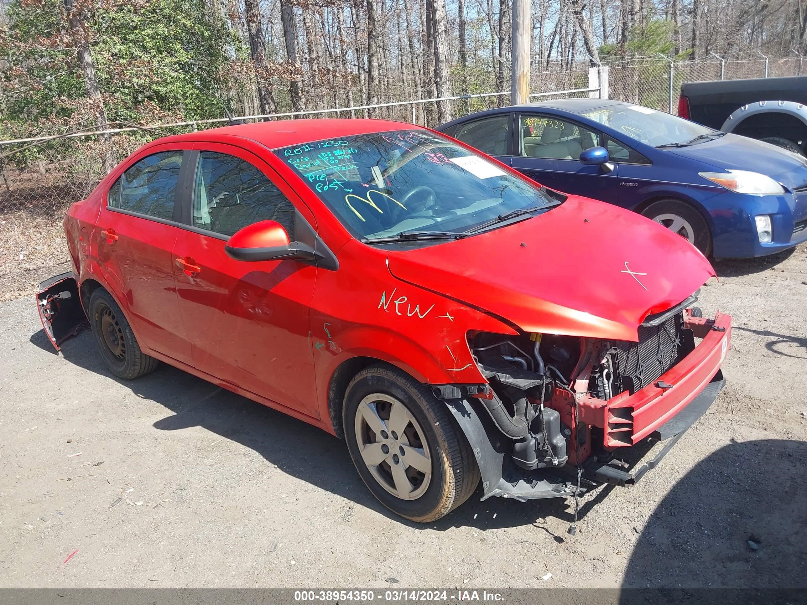 CHEVROLET SONIC 2013 1g1ja5sh9d4138547