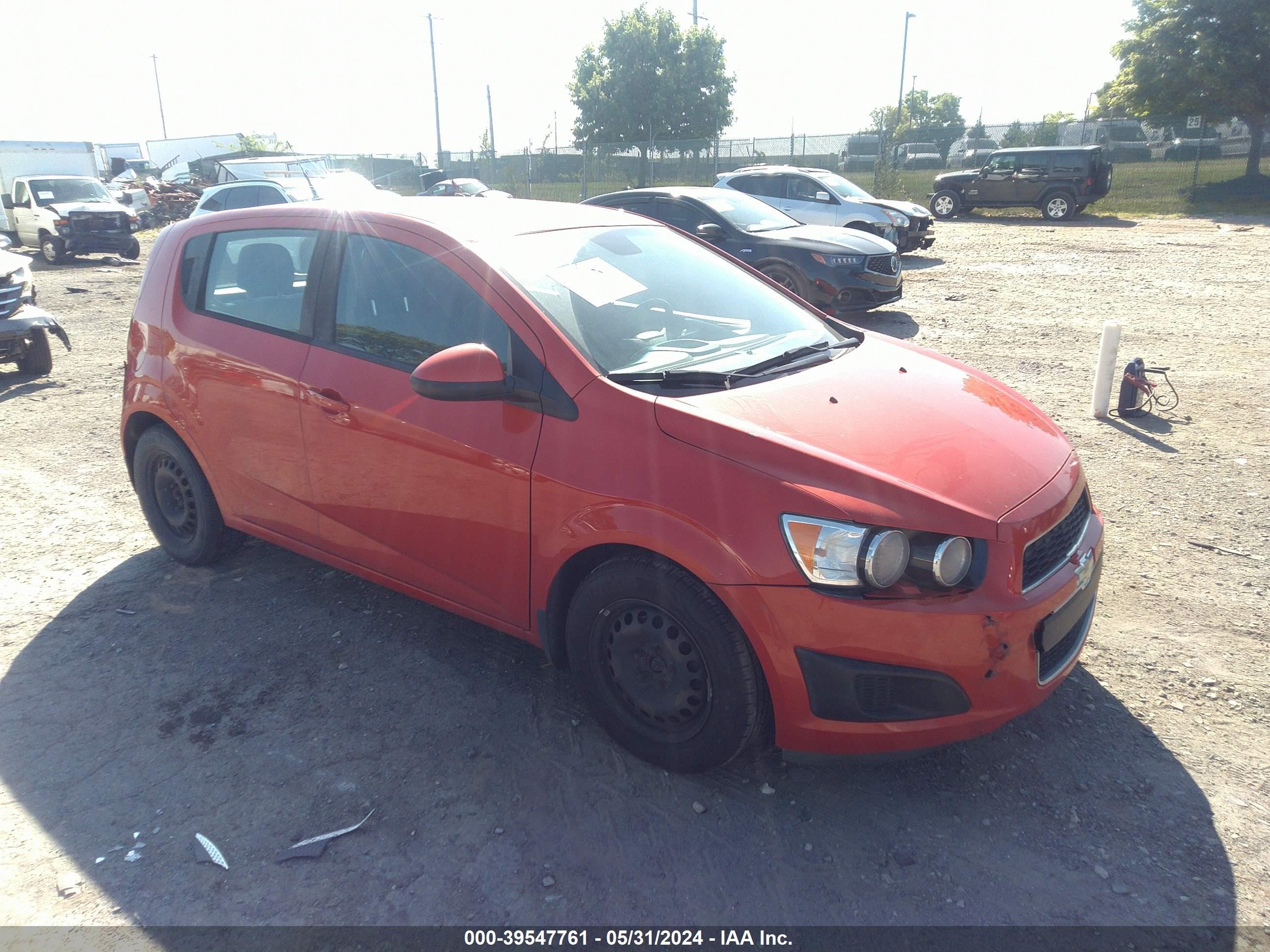 CHEVROLET SONIC 2013 1g1ja6sg7d4112123