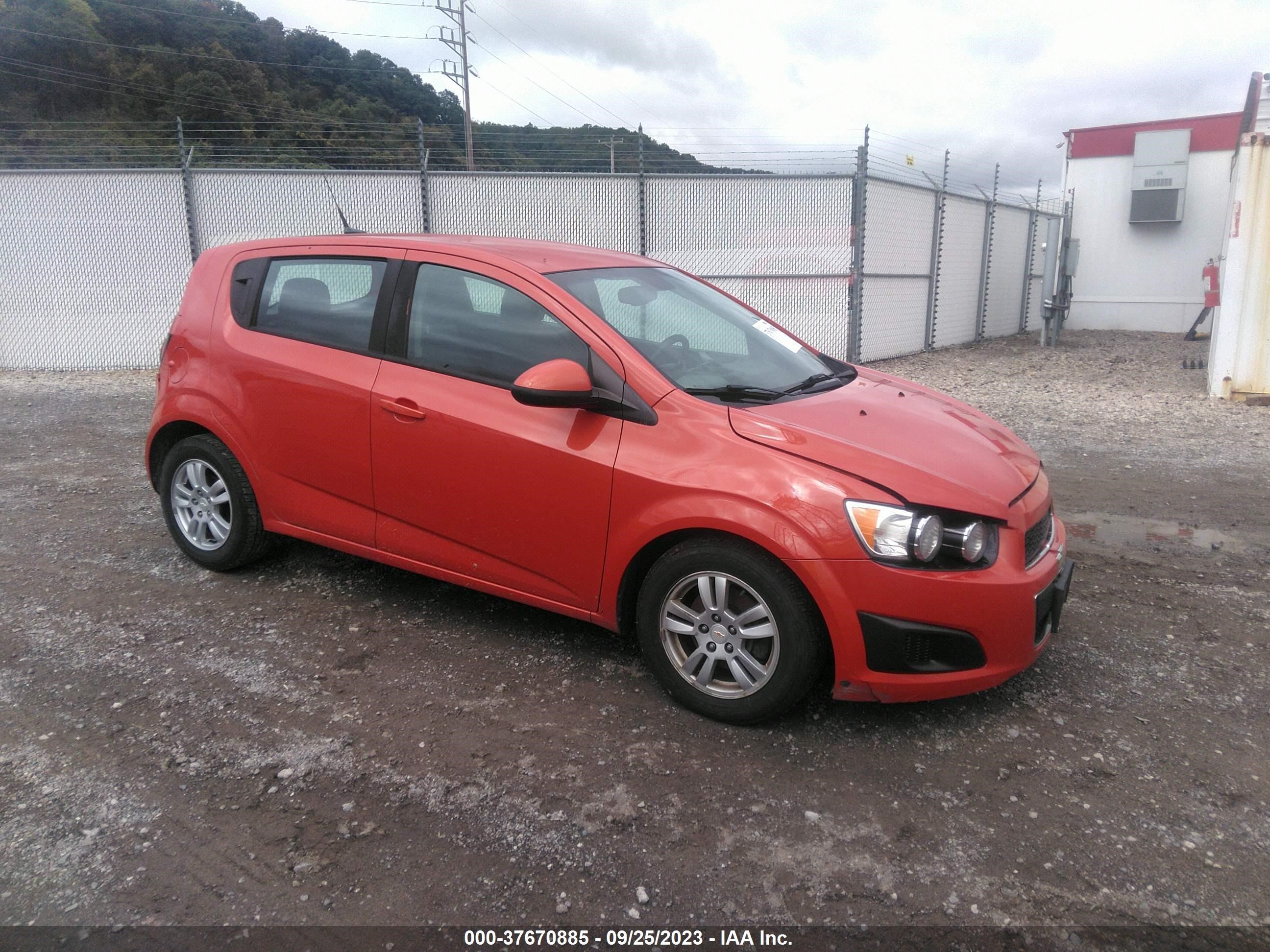 CHEVROLET SONIC 2012 1g1ja6sh1c4224150