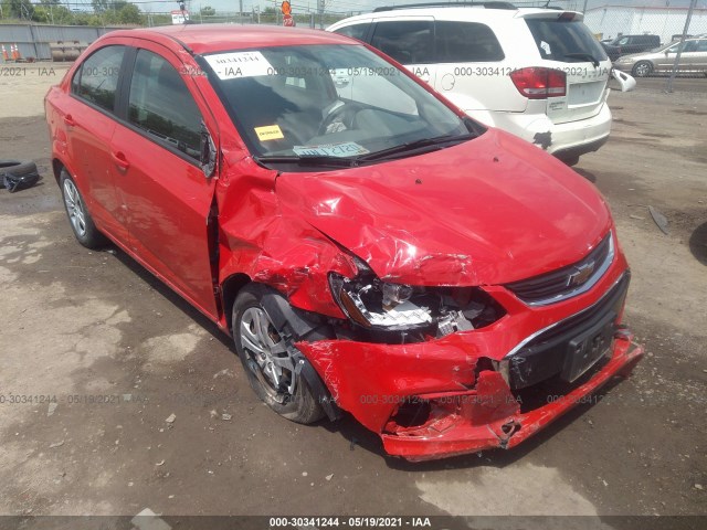 CHEVROLET SONIC 2018 1g1jb5sh1j4135487