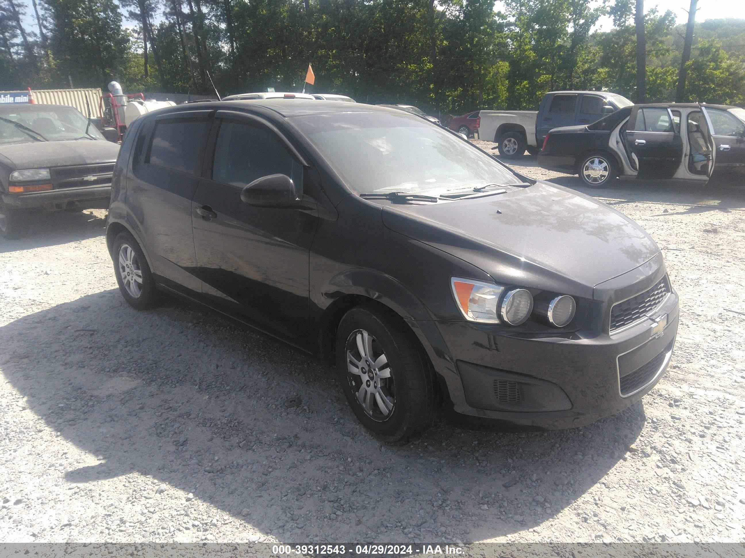 CHEVROLET SONIC 2012 1g1jb6sh9c4197549