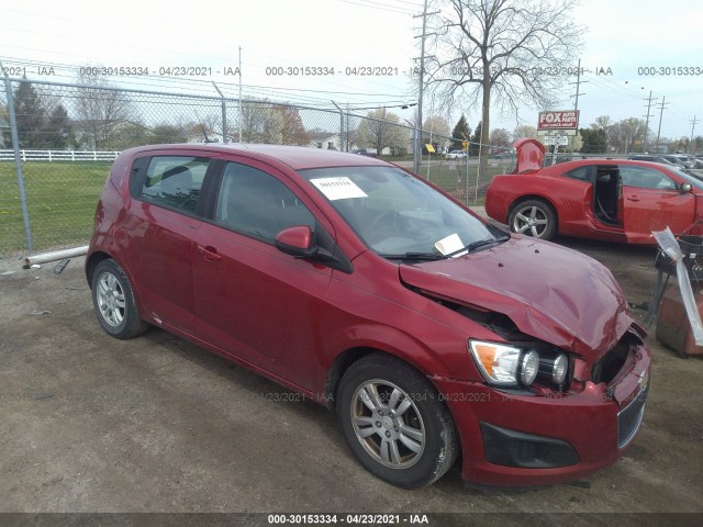 CHEVROLET SONIC 2012 1g1jb6shxc4118941