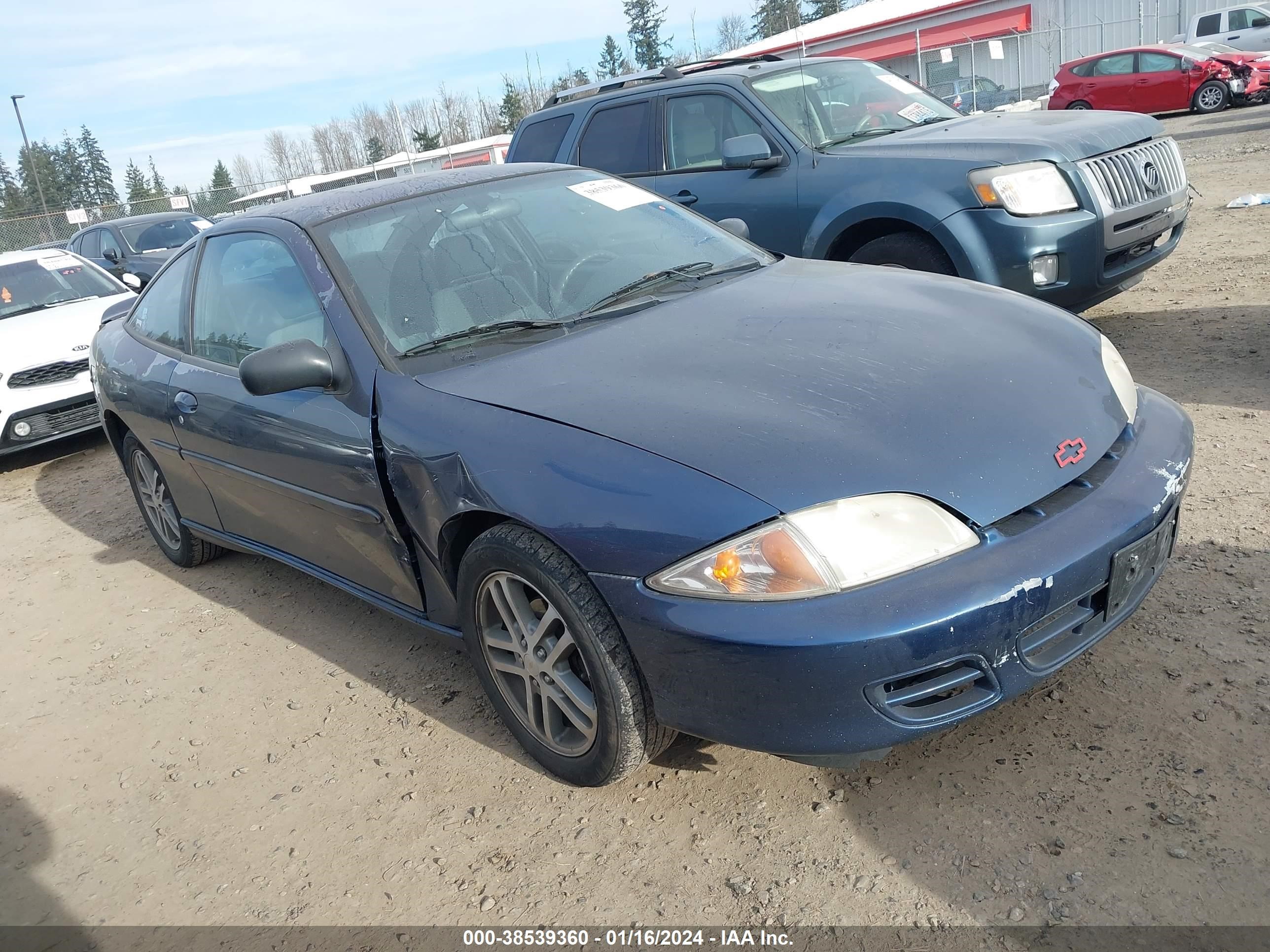 CHEVROLET CAVALIER 2002 1g1jc124727244538