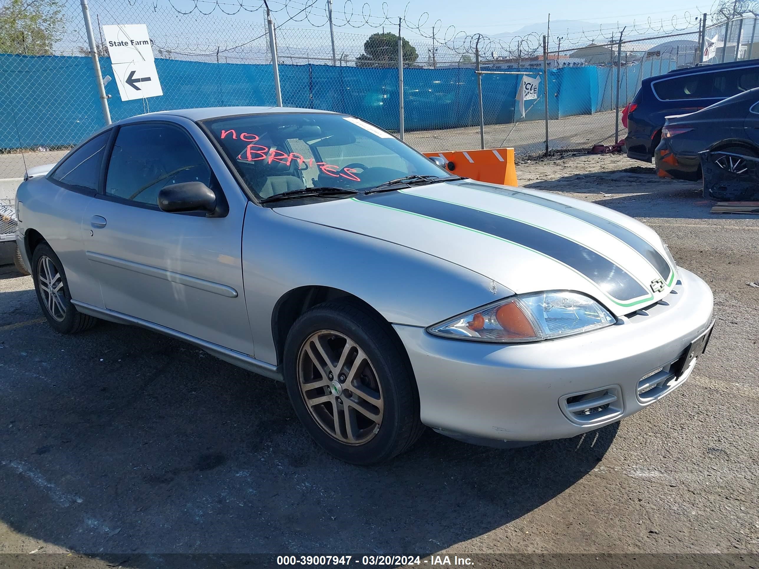 CHEVROLET CAVALIER 2002 1g1jc124x27387001