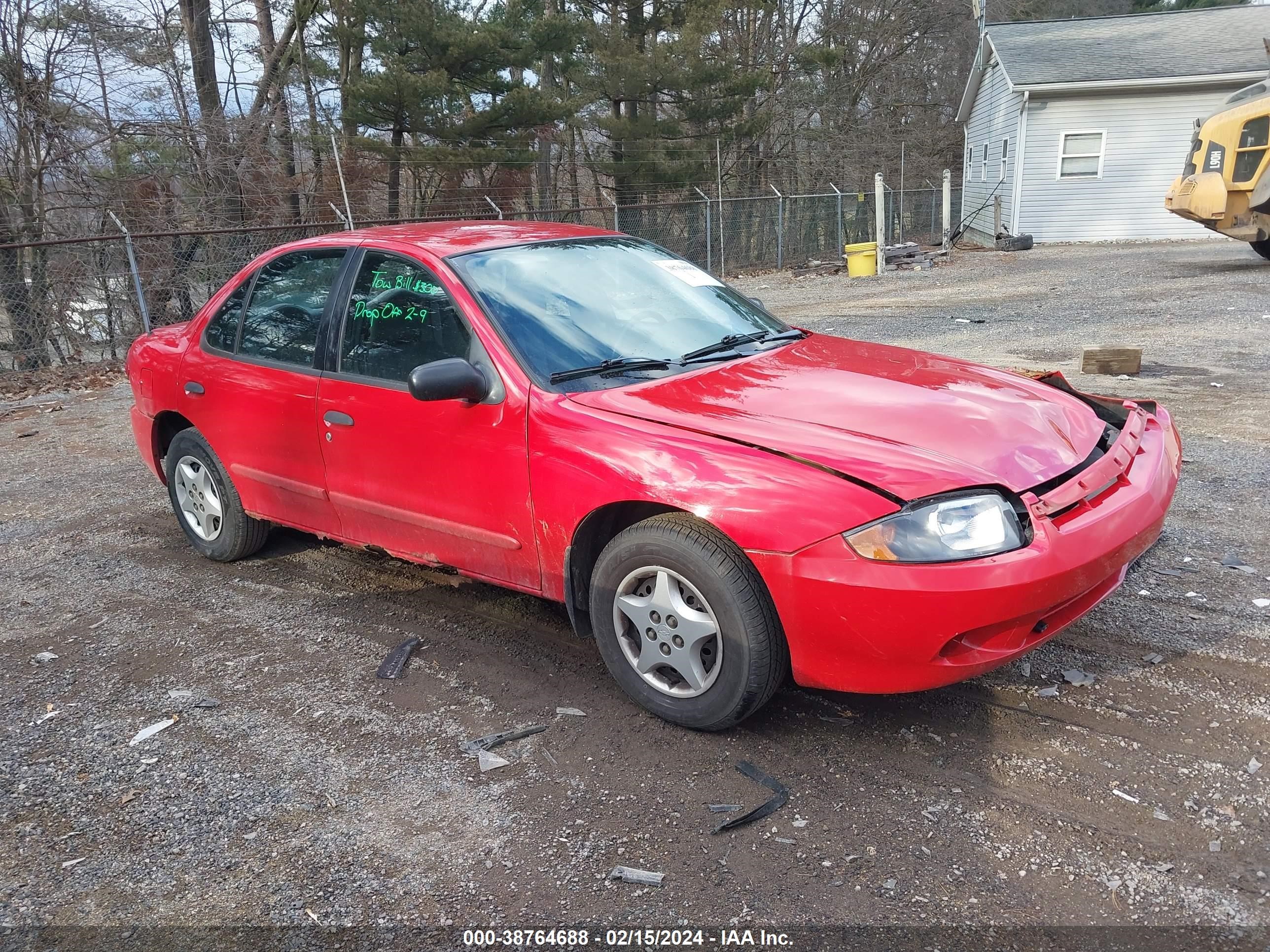 CHEVROLET CAVALIER 2003 1g1jc52f137121473