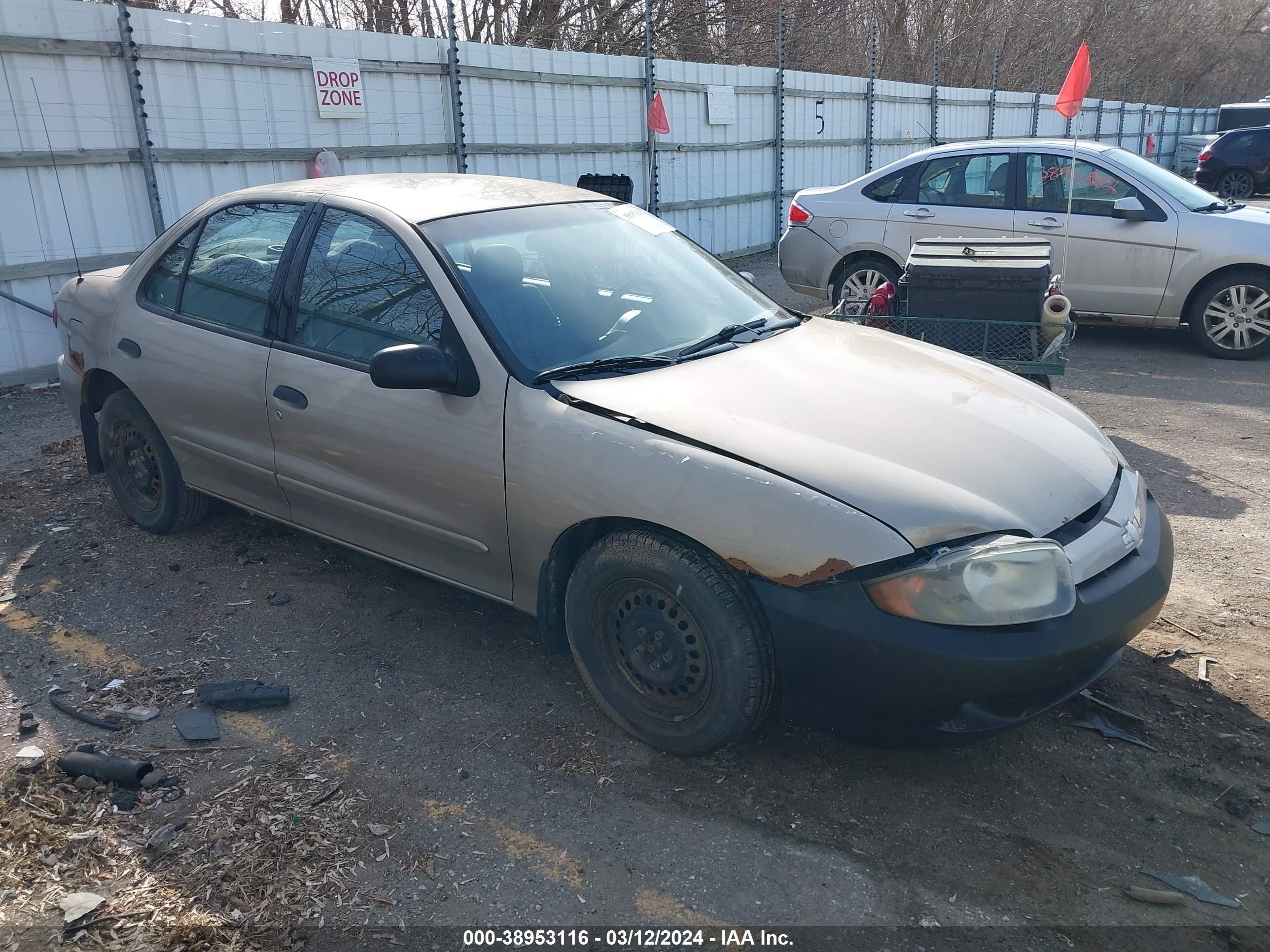 CHEVROLET CAVALIER 2003 1g1jc52f637188571